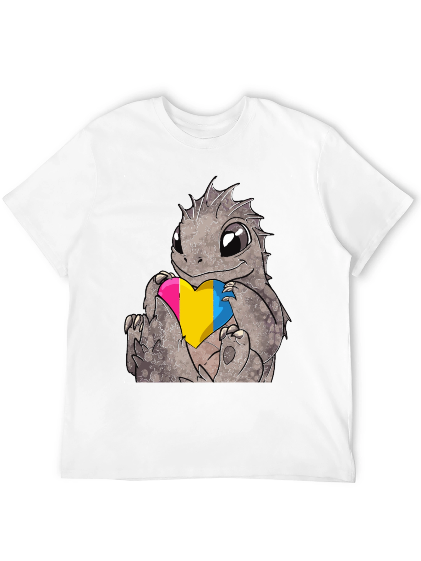 Pansexual Pride Dragon T-Shirt - Cute LGBTQ+ Tee