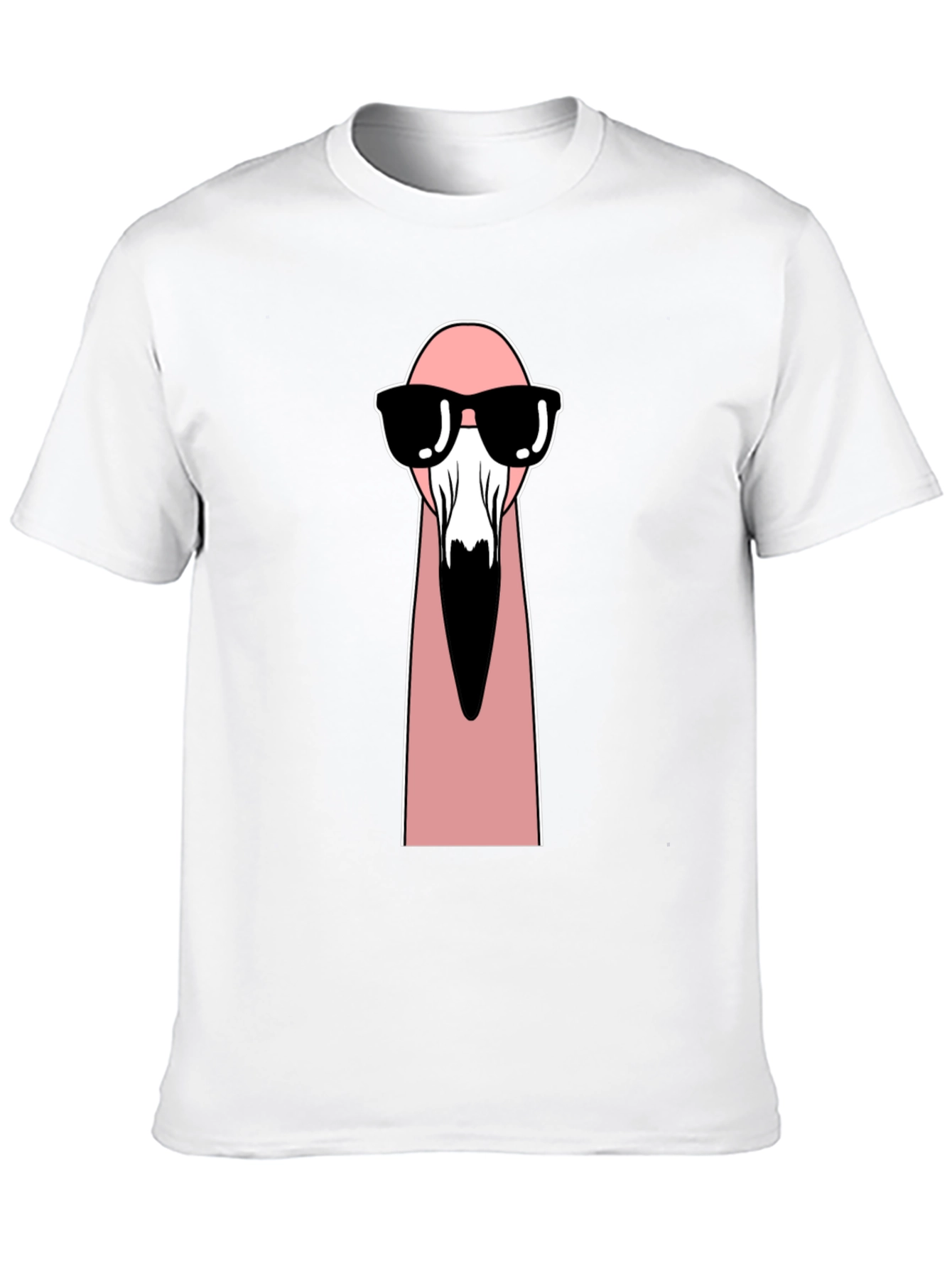 Cool Flamingo Graphic Tee - Unisex Black T-Shirt