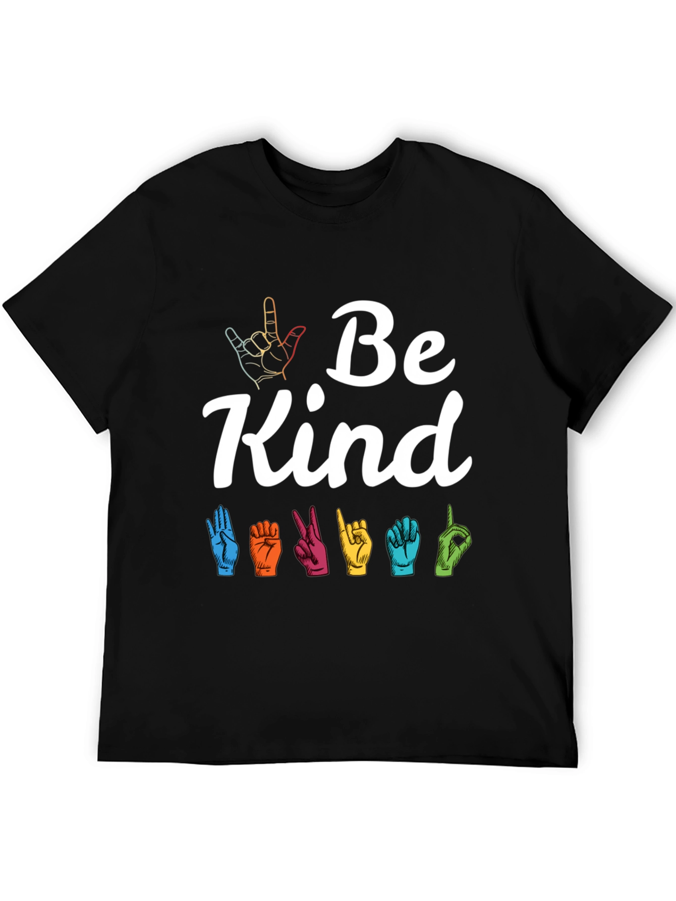 Be Kind Sign Language Graphic Tee