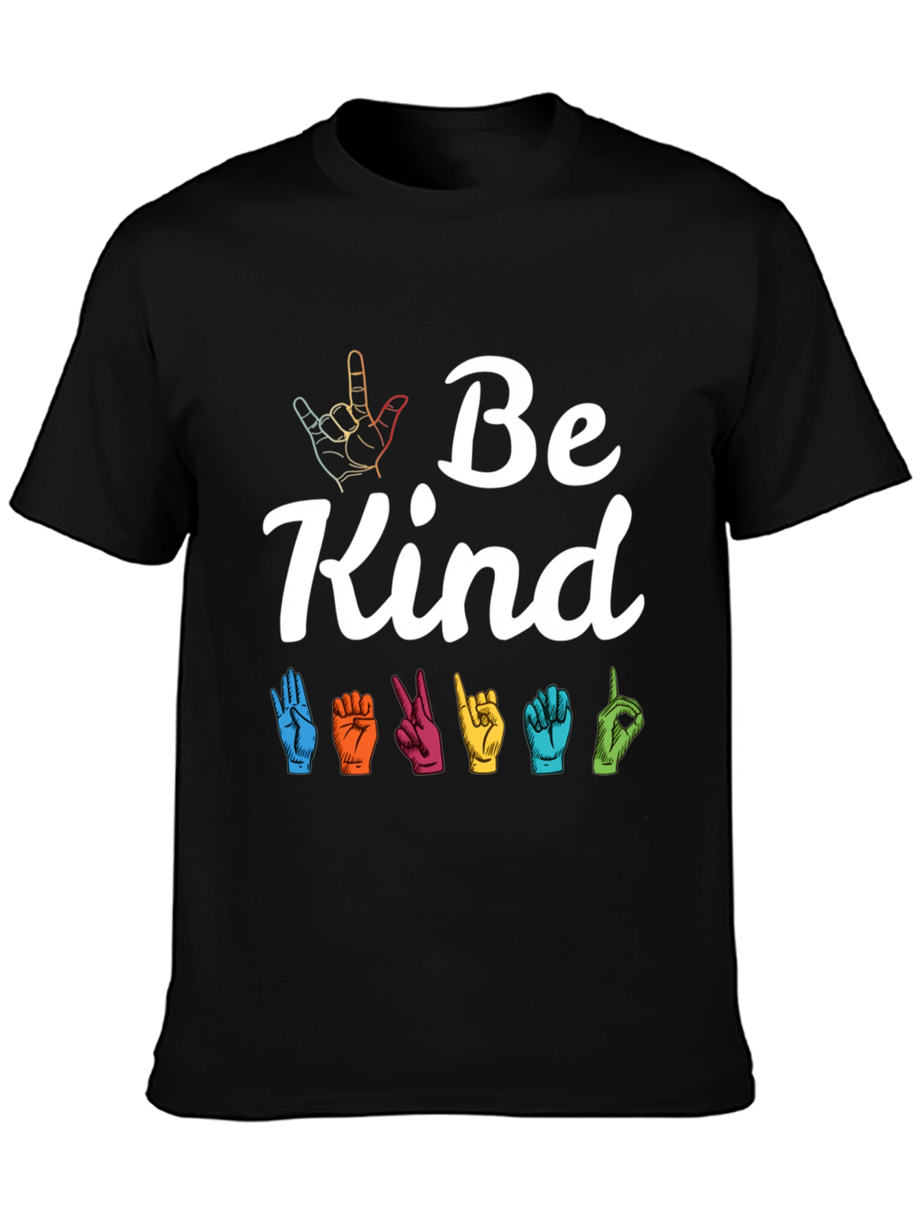 Be Kind Sign Language Graphic Tee