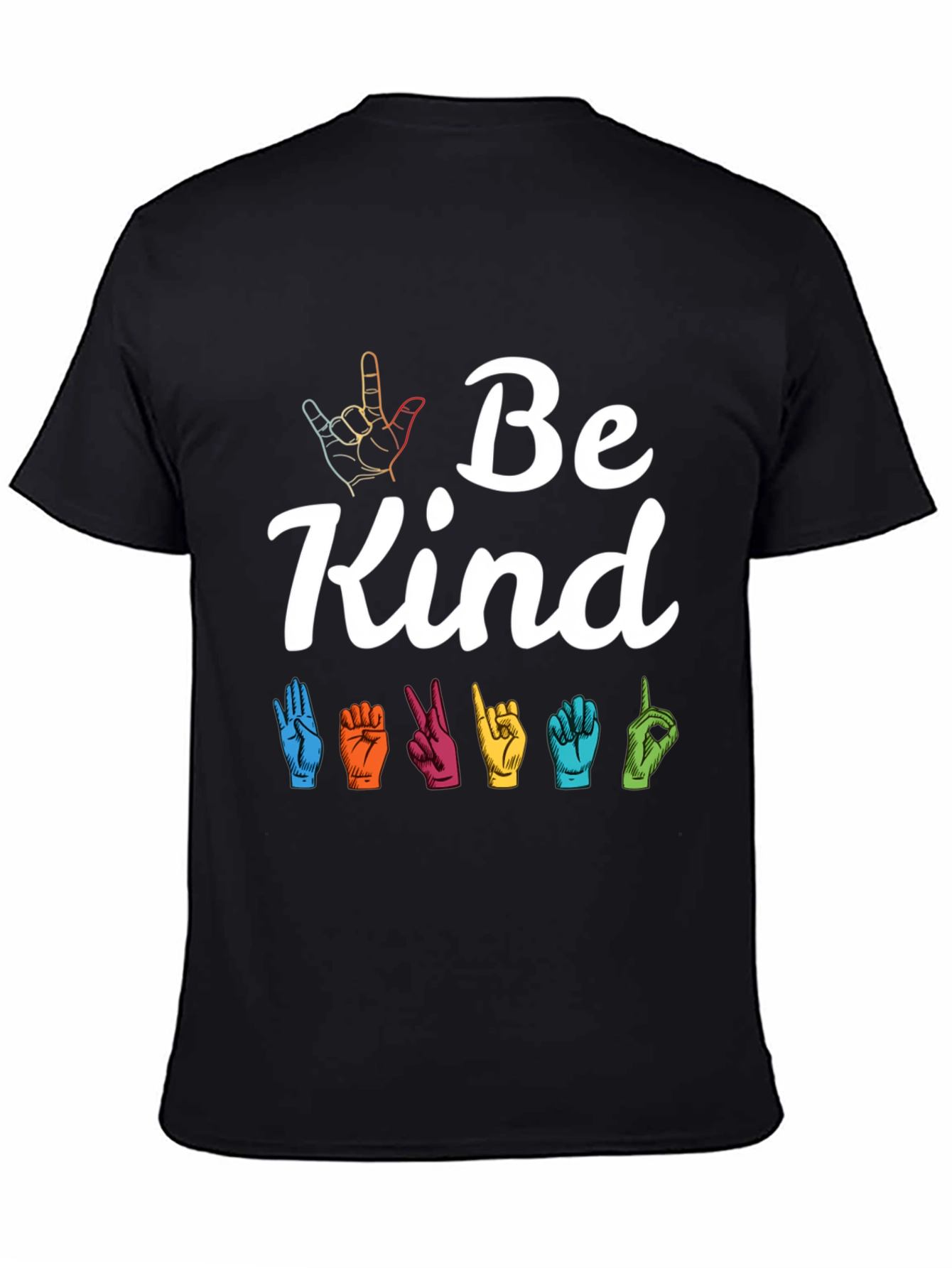 Be Kind Sign Language Graphic Tee