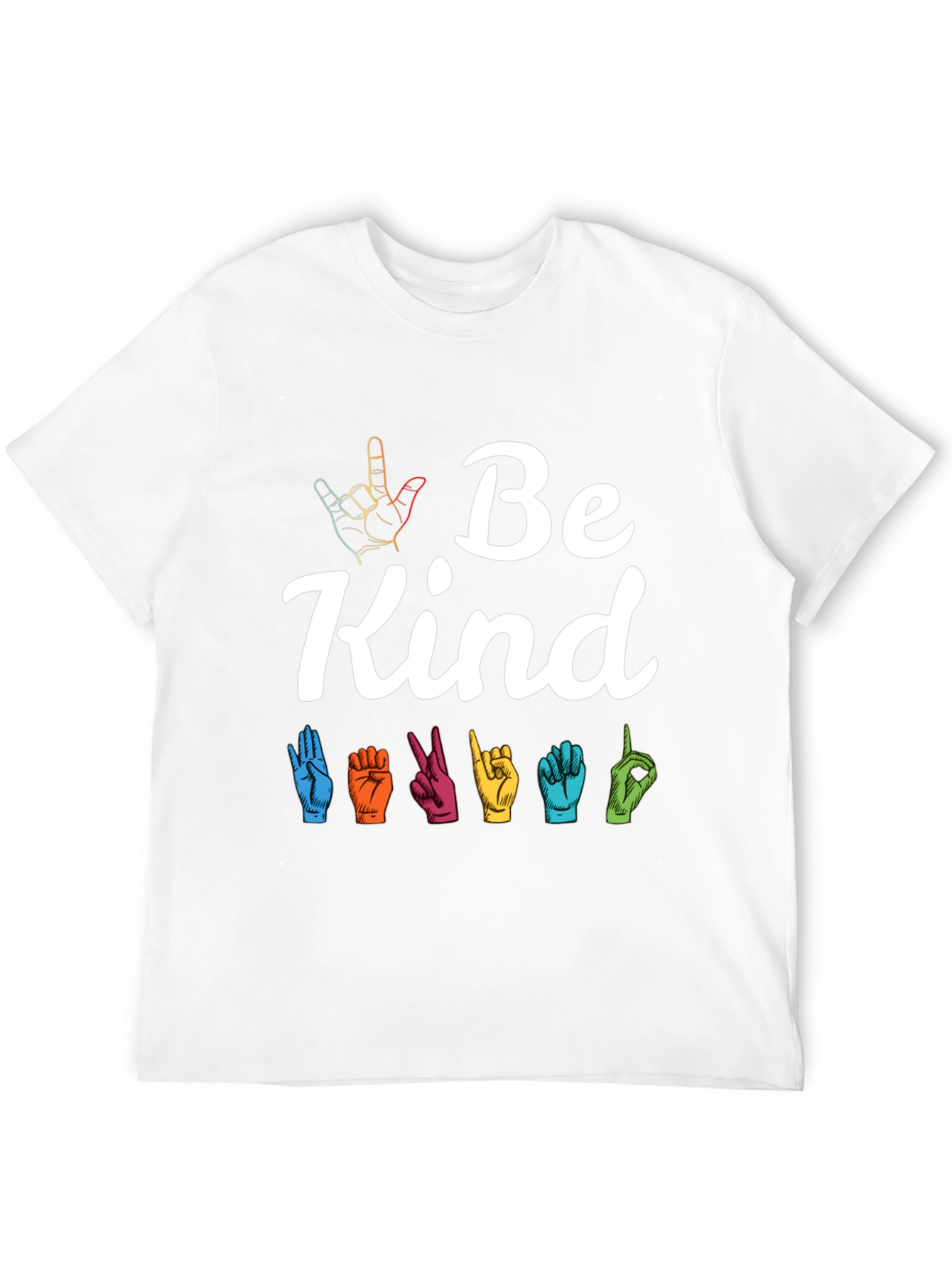 Be Kind Sign Language Graphic Tee