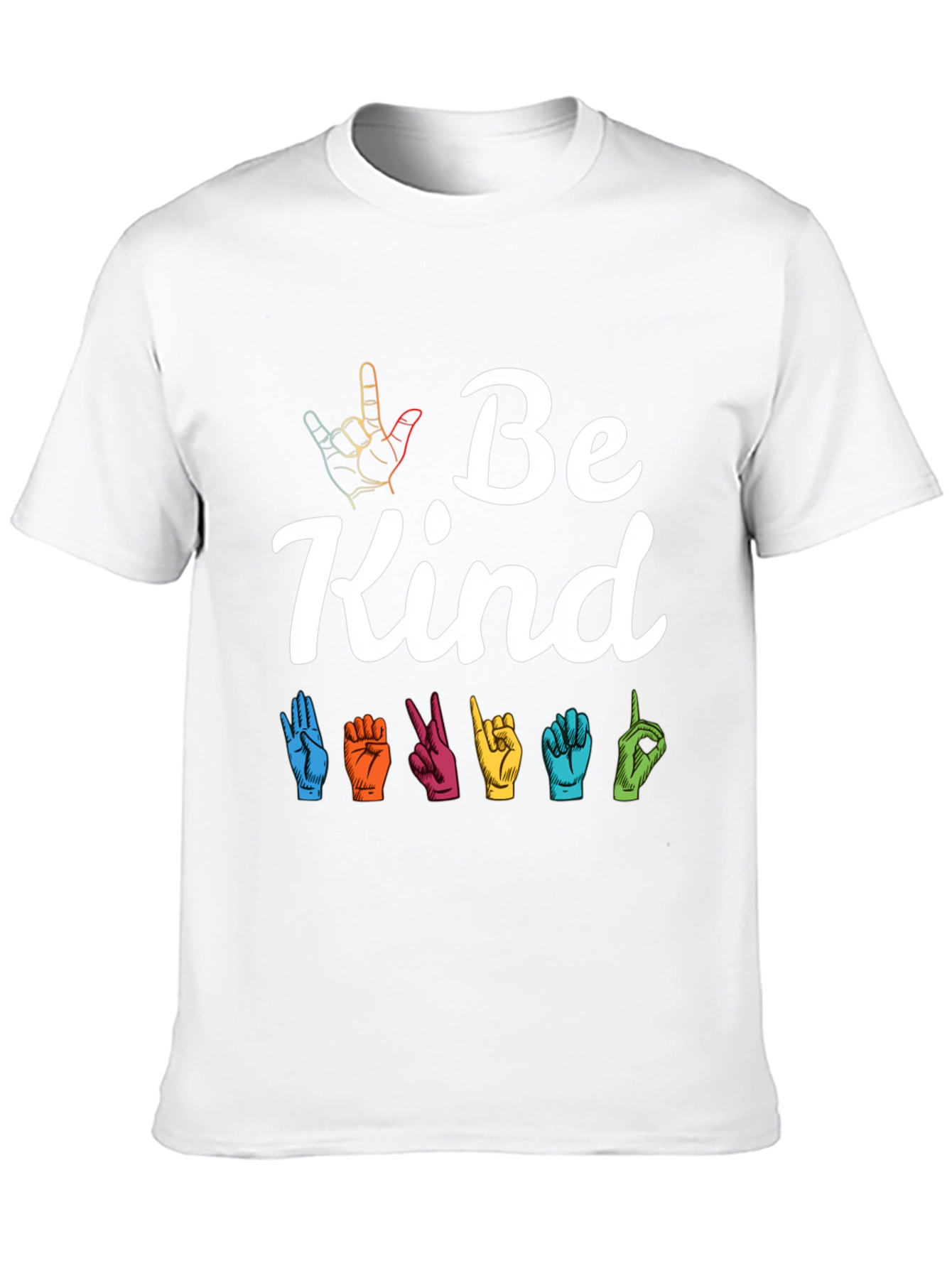 Be Kind Sign Language Graphic Tee