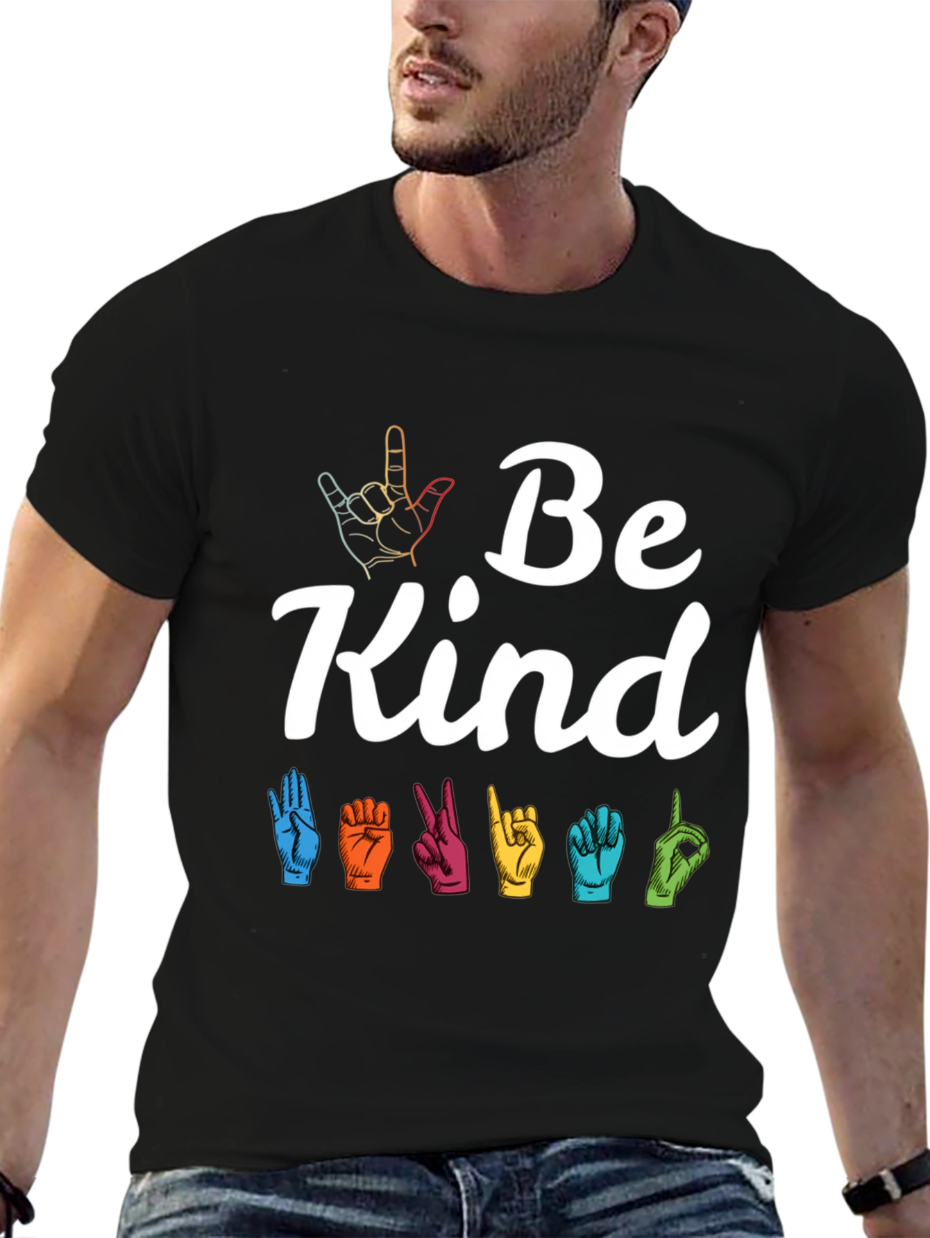 Be Kind Sign Language Graphic Tee