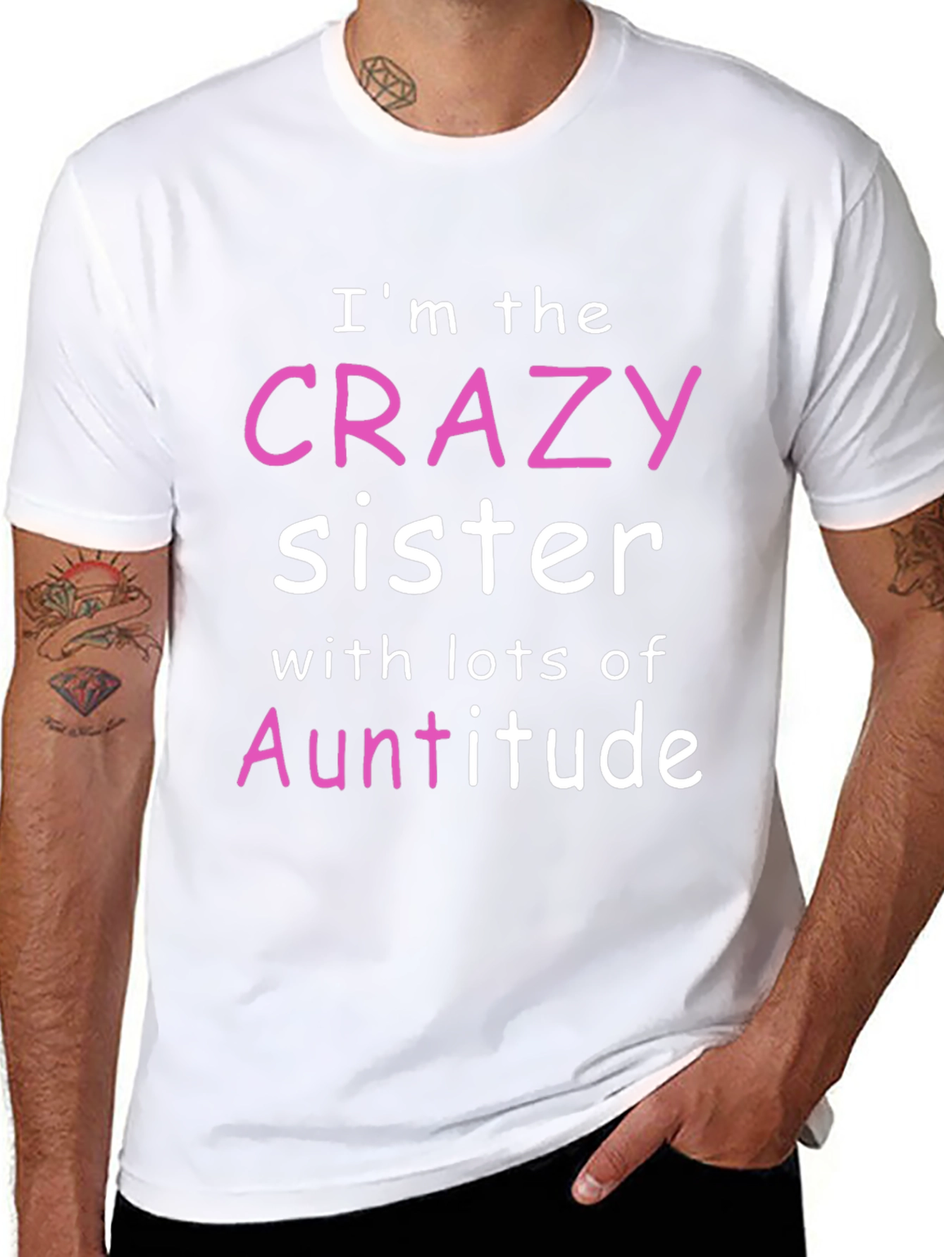 Crazy Sister Auntitude T-Shirt