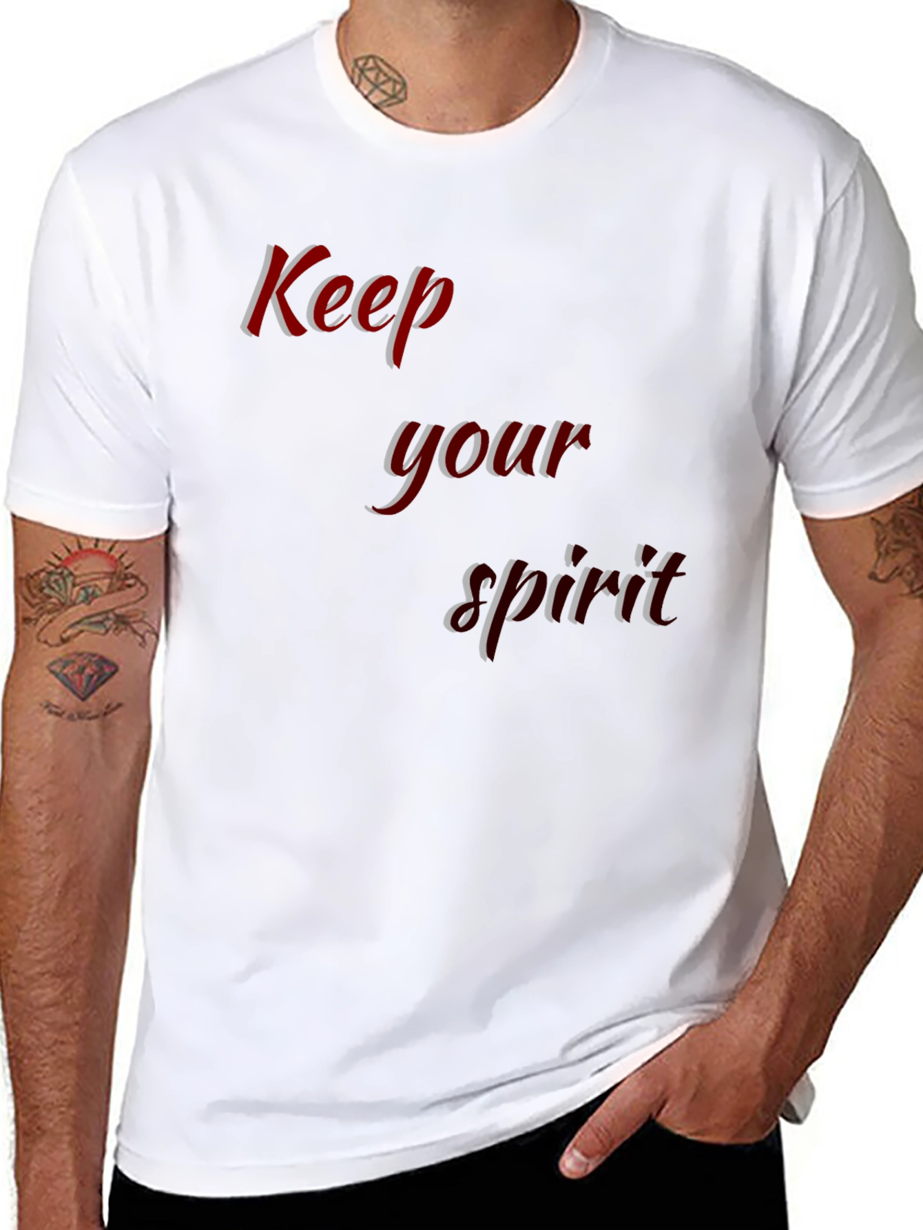 Keep Your Spirit T-Shirt - Stylish and Comfortable