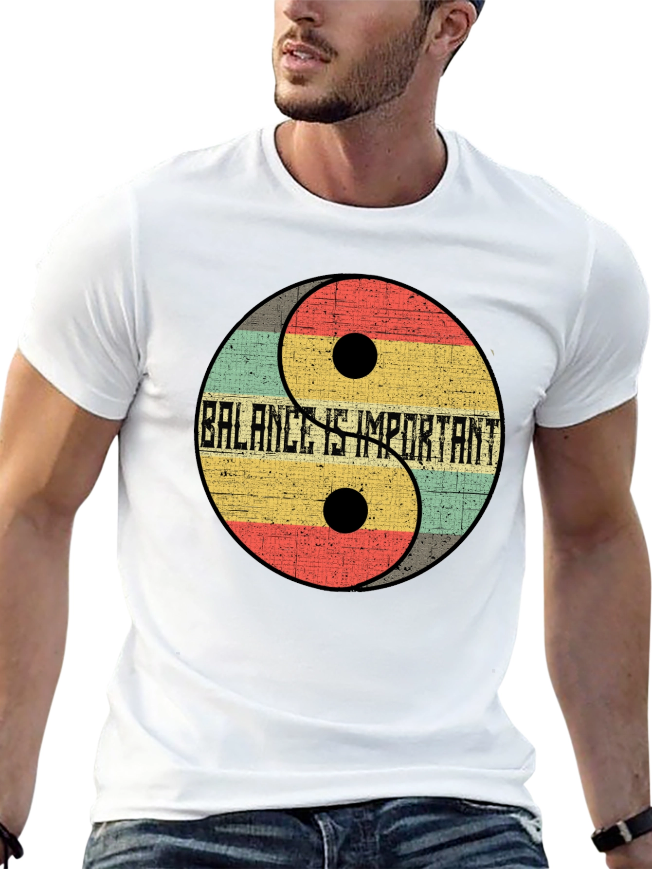 Balance is Important Yin Yang Graphic Tee