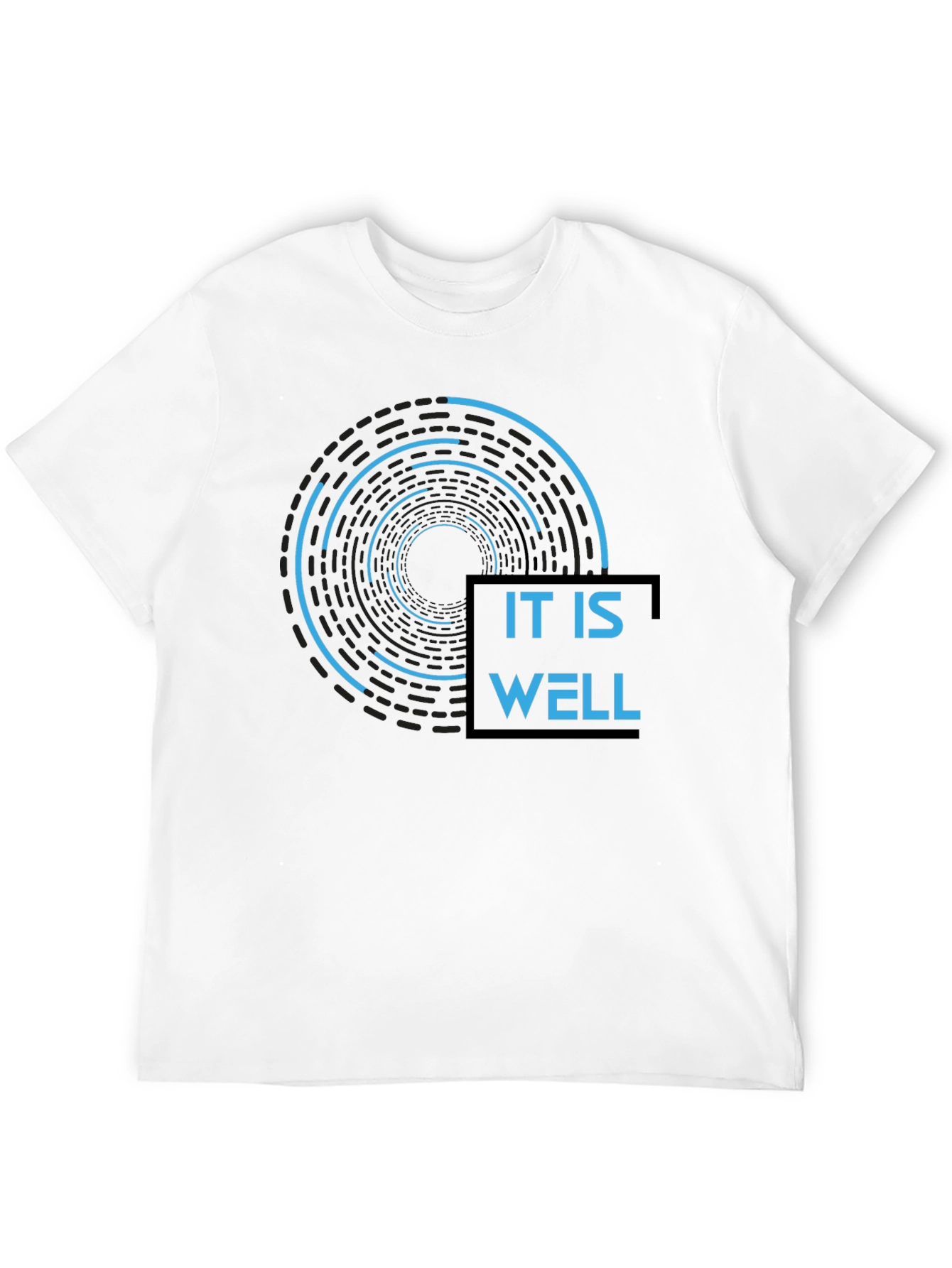 It Is Well Graphic Tee - Modern Inspirational Design