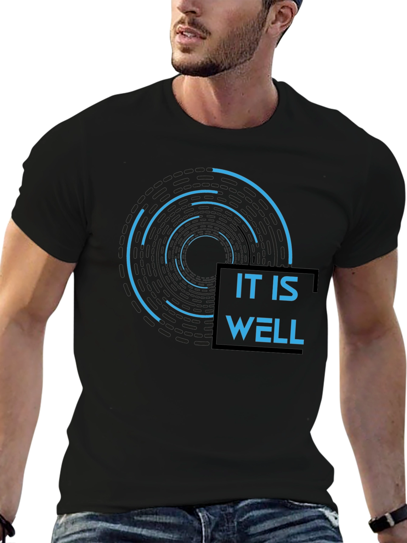 It Is Well Graphic Tee - Modern Inspirational Design
