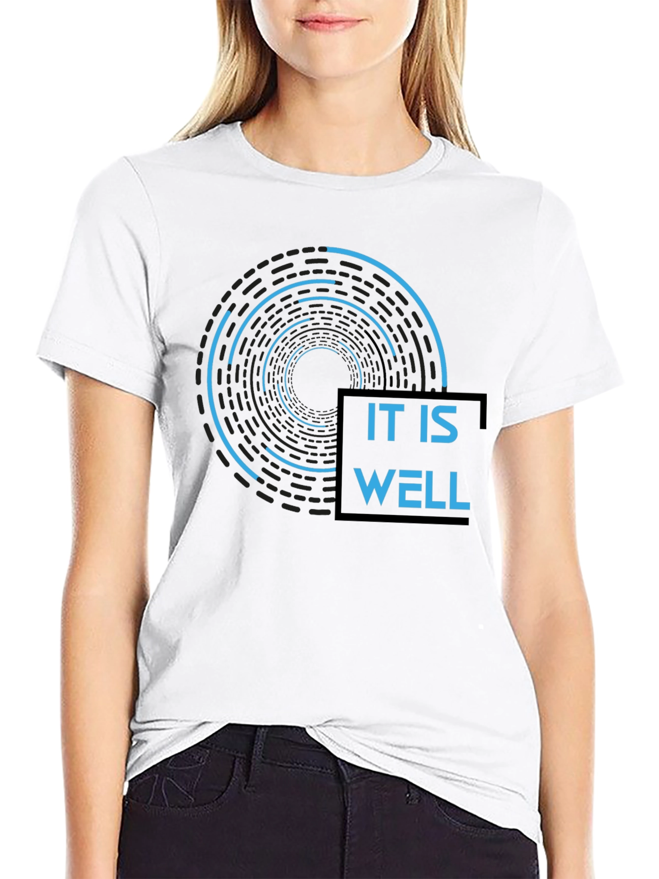 It Is Well Graphic Tee - Modern Inspirational Design