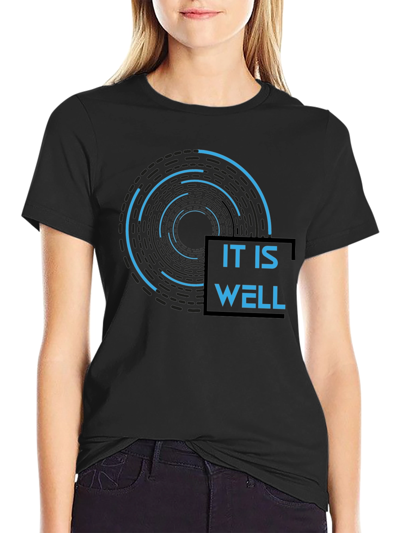 It Is Well Graphic Tee - Modern Inspirational Design