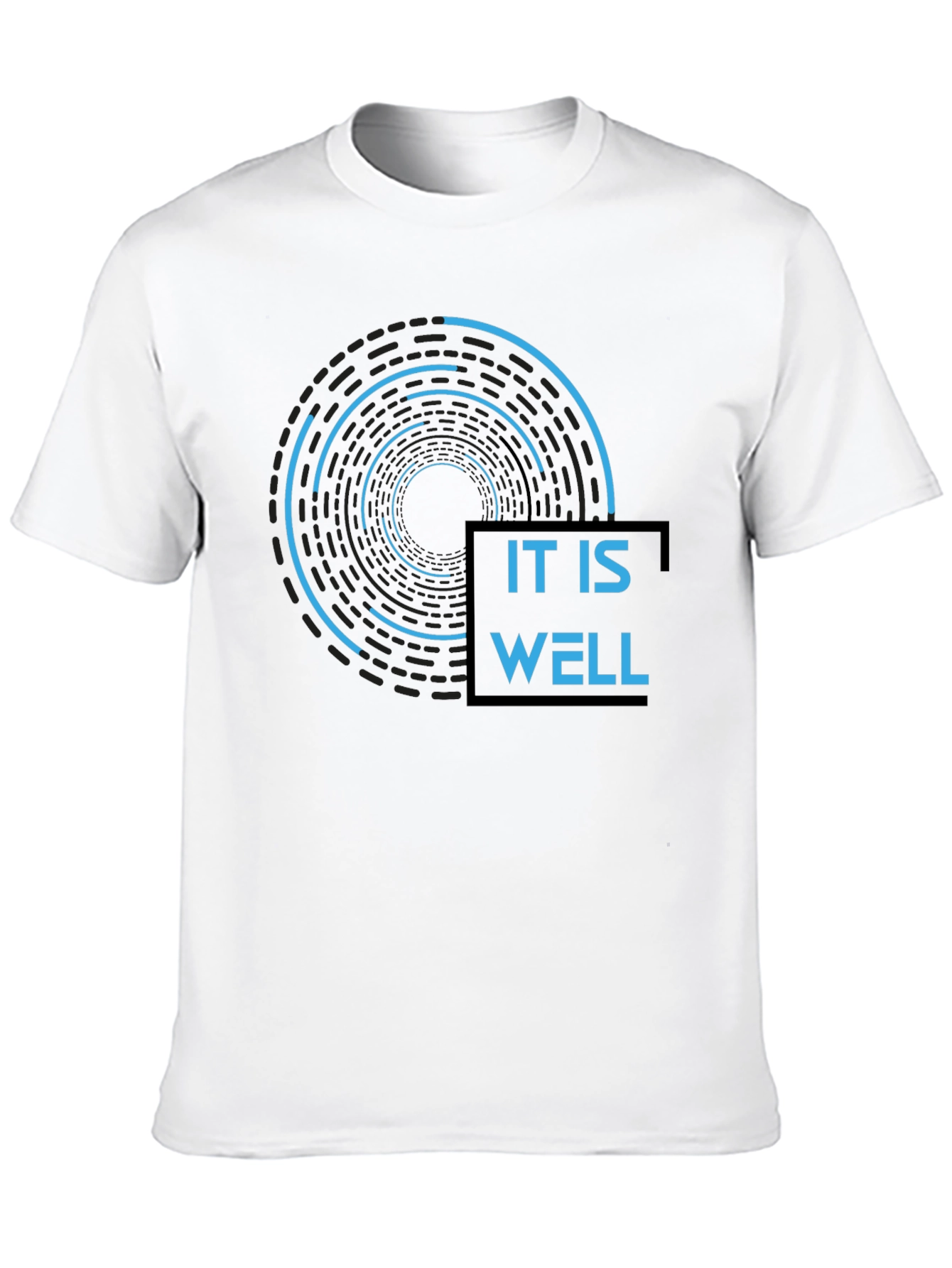 It Is Well Graphic Tee - Modern Inspirational Design