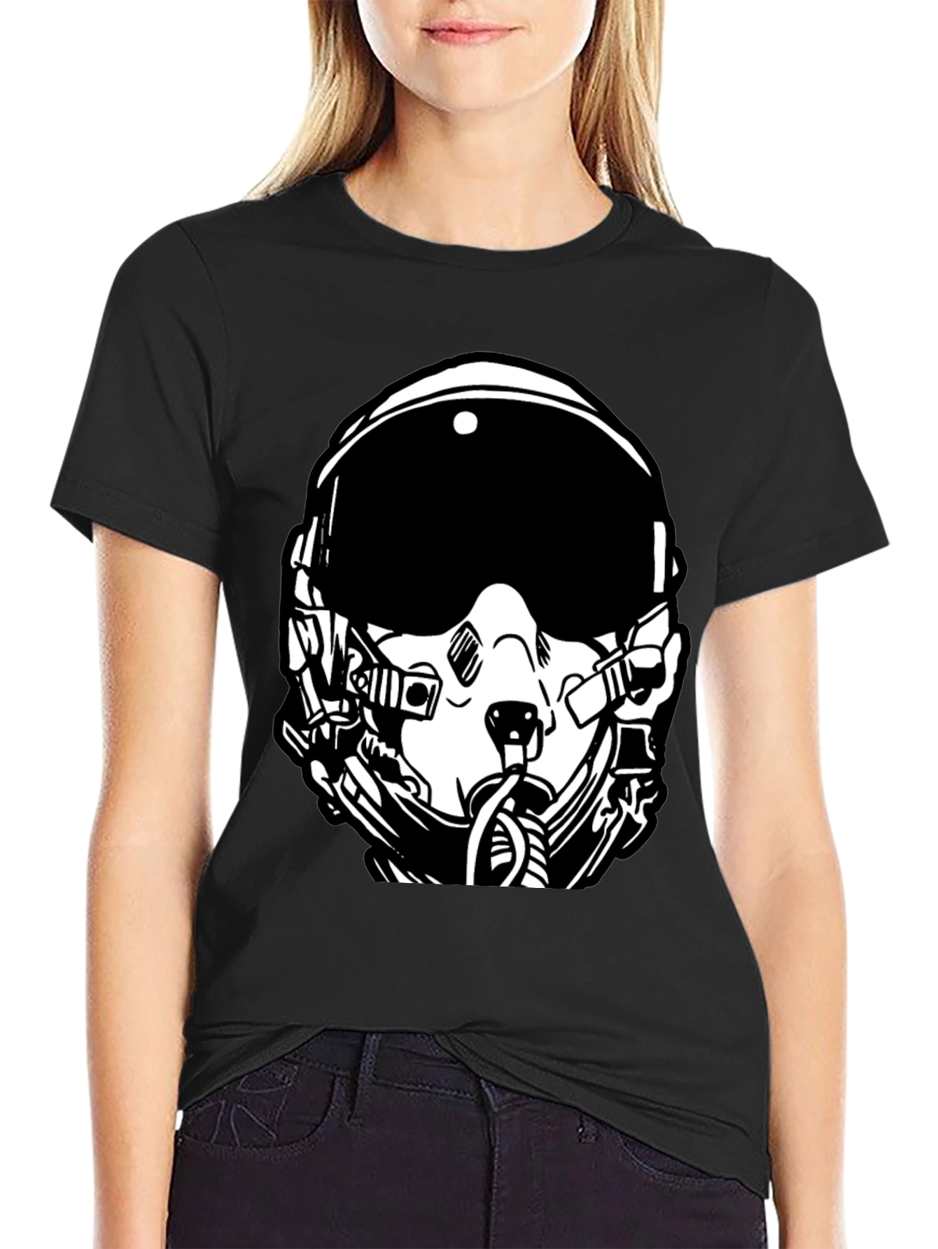 Pilot Helmet Graphic Tee