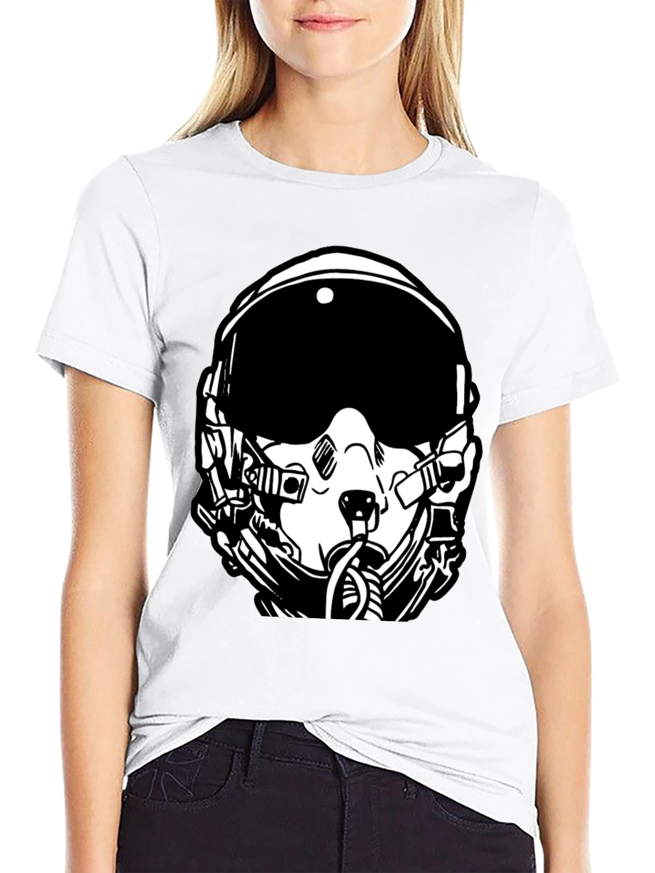 Pilot Helmet Graphic Tee