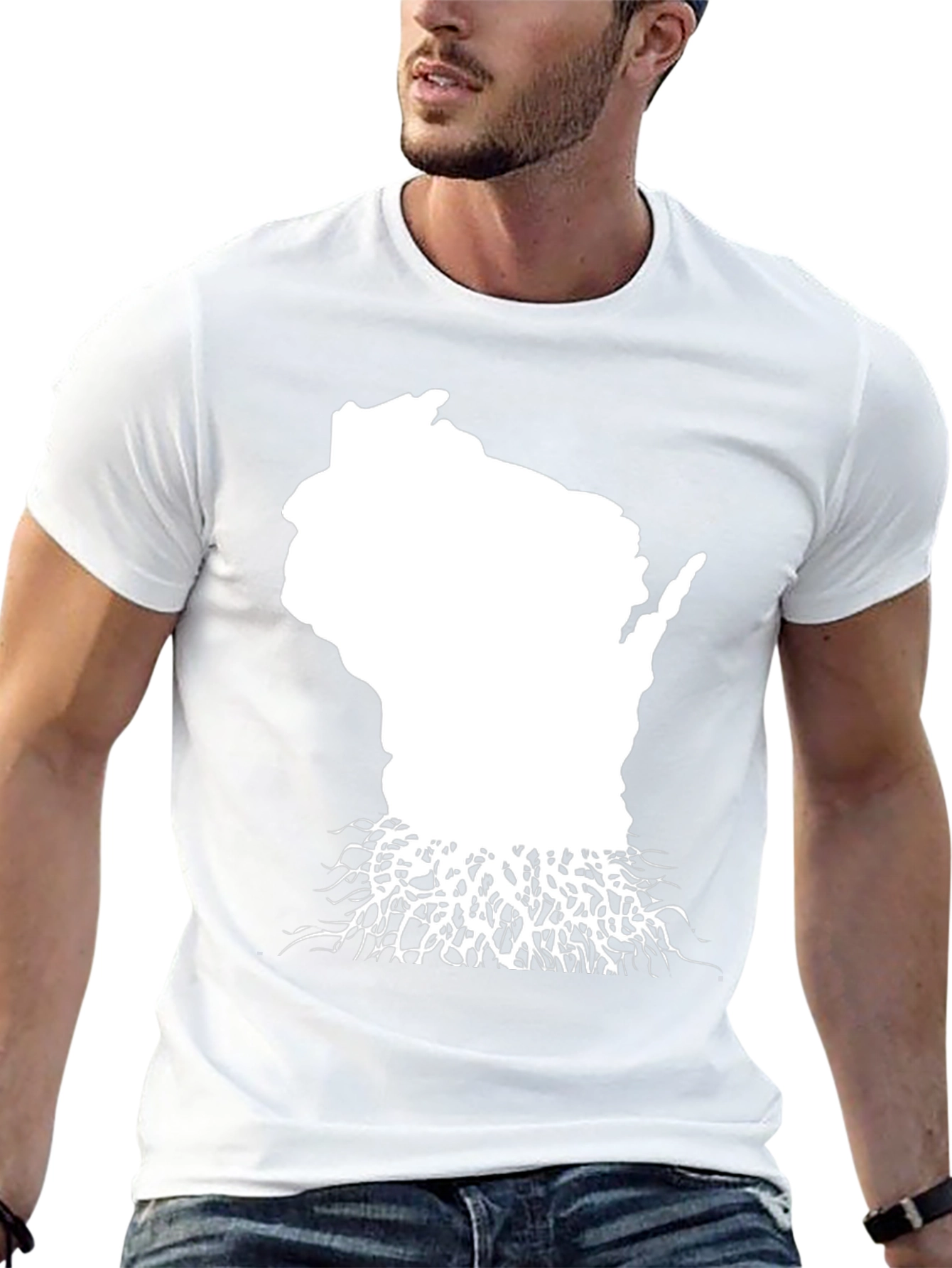 Wisconsin Roots Black T-Shirt - State Pride Tee