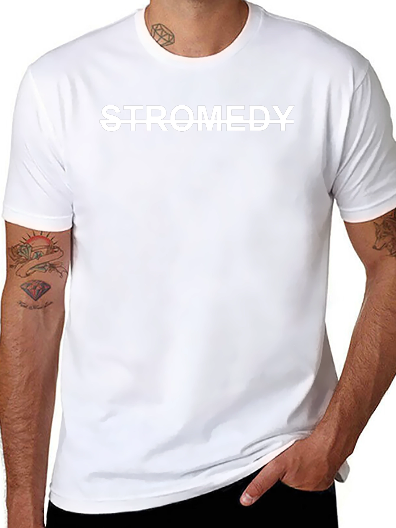Stromedy T-Shirt - Modern Style Black Tee