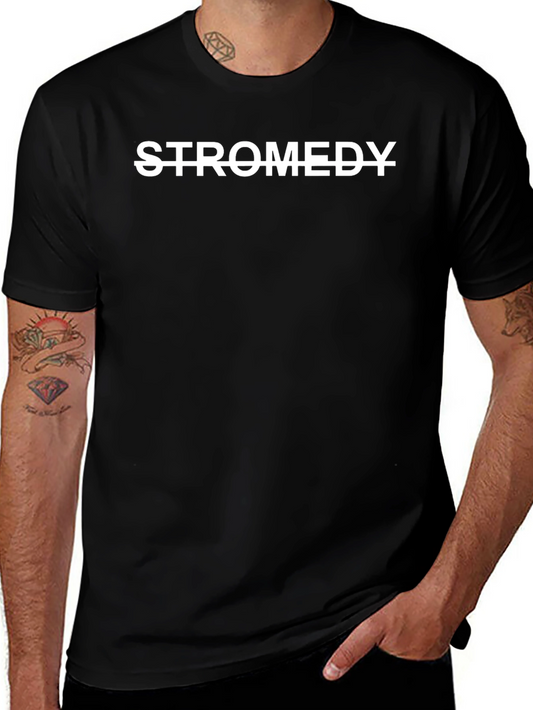 Stromedy T-Shirt - Modern Style Black Tee