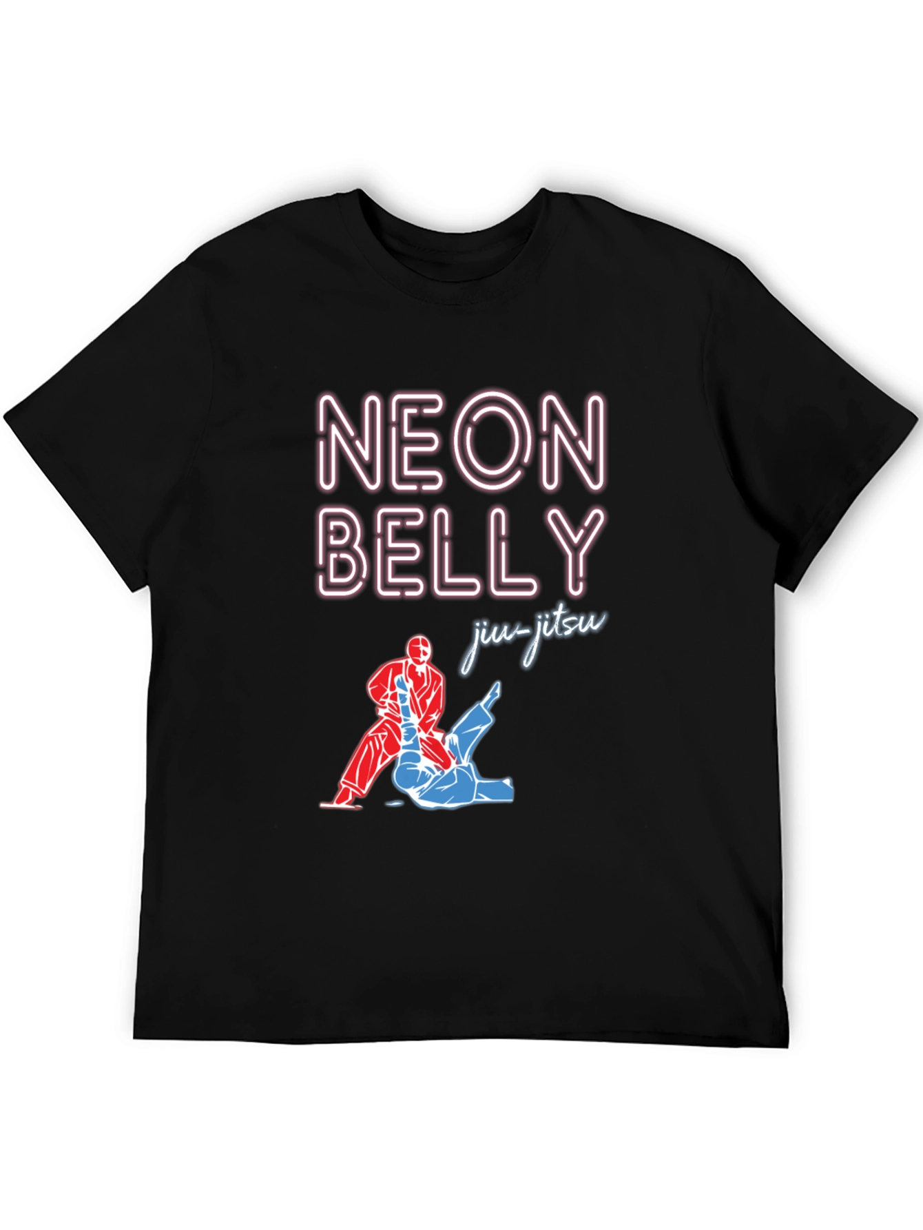 Neon Belly Jiu-Jitsu Graphic T-Shirt