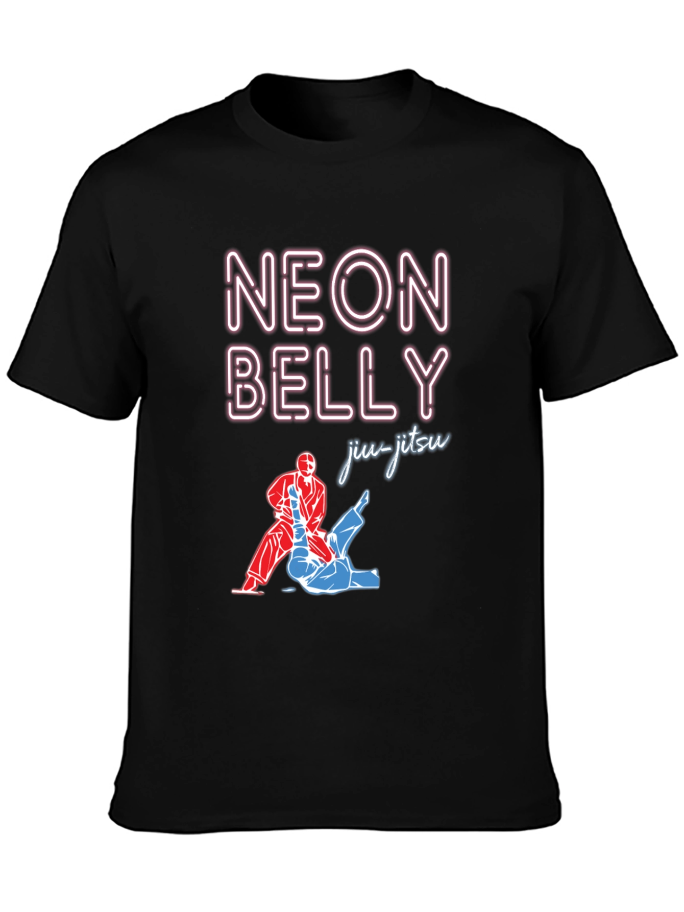 Neon Belly Jiu-Jitsu Graphic T-Shirt