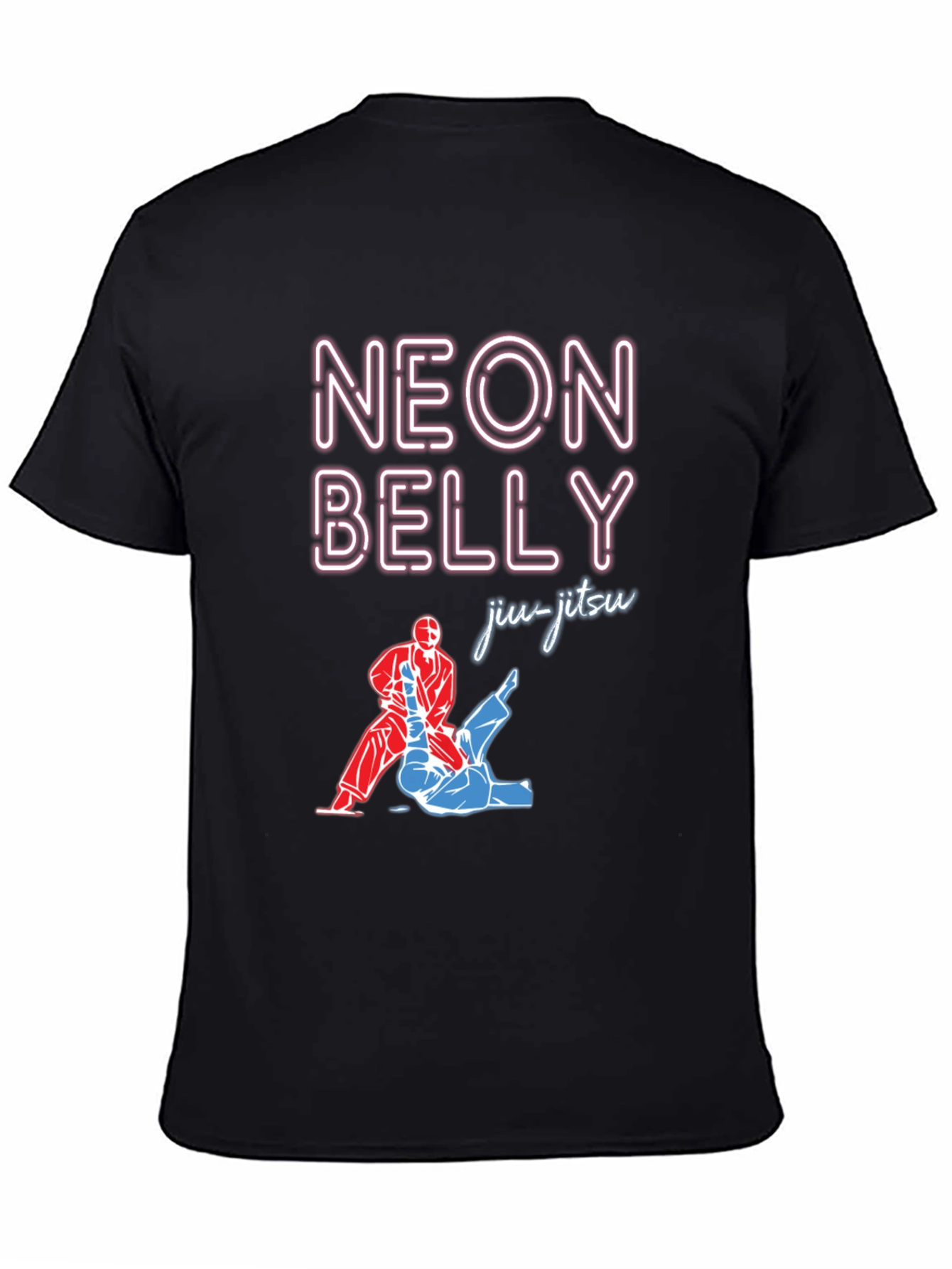 Neon Belly Jiu-Jitsu Graphic T-Shirt