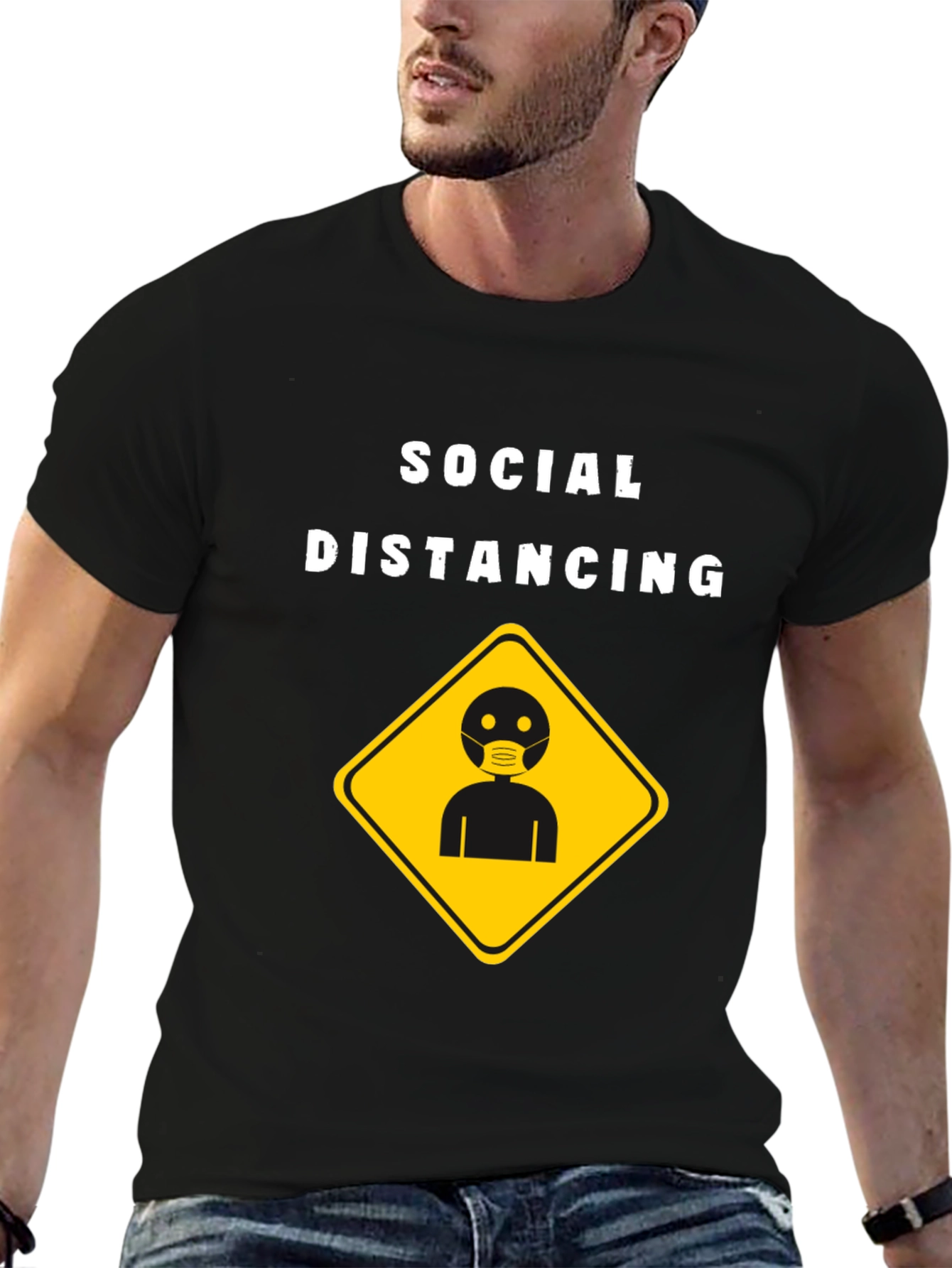 Social Distancing T-Shirt - Stay Safe!
