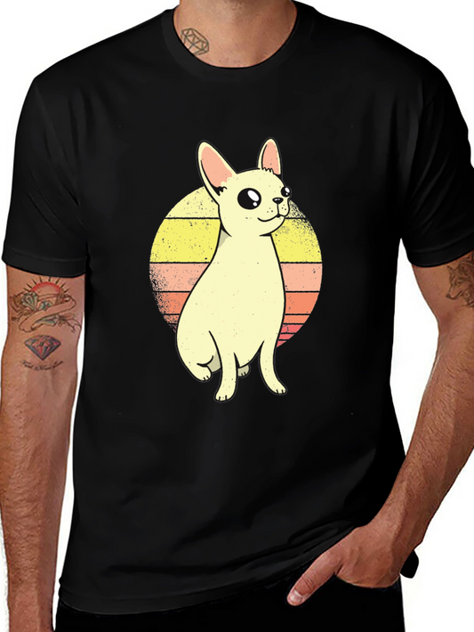 Retro Chihuahua Graphic T-Shirt