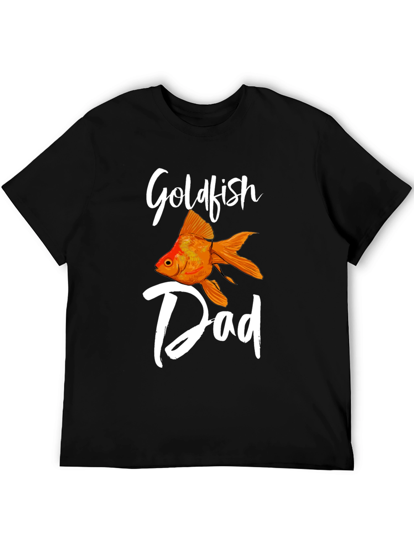 Goldfish Dad Graphic T-Shirt - Black