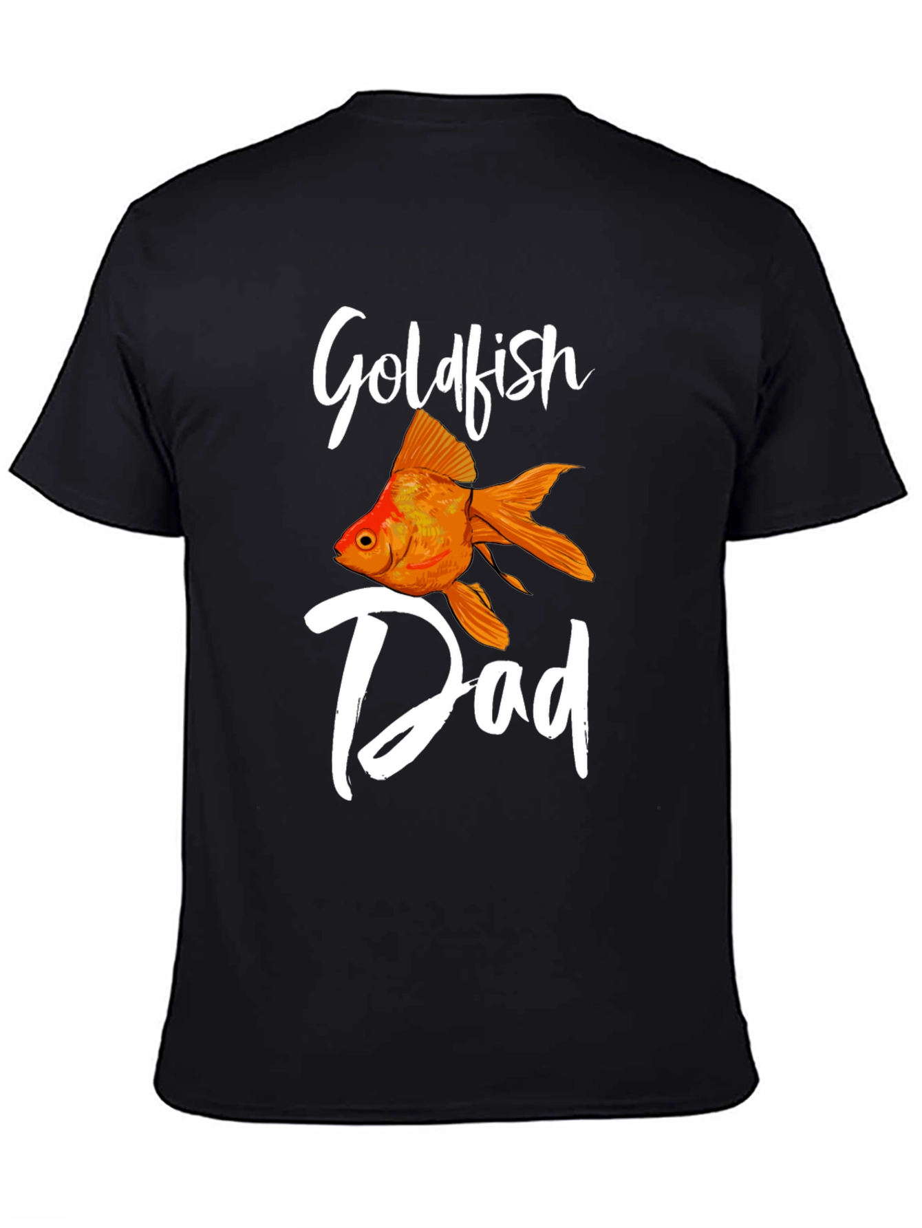 Goldfish Dad Graphic T-Shirt - Black