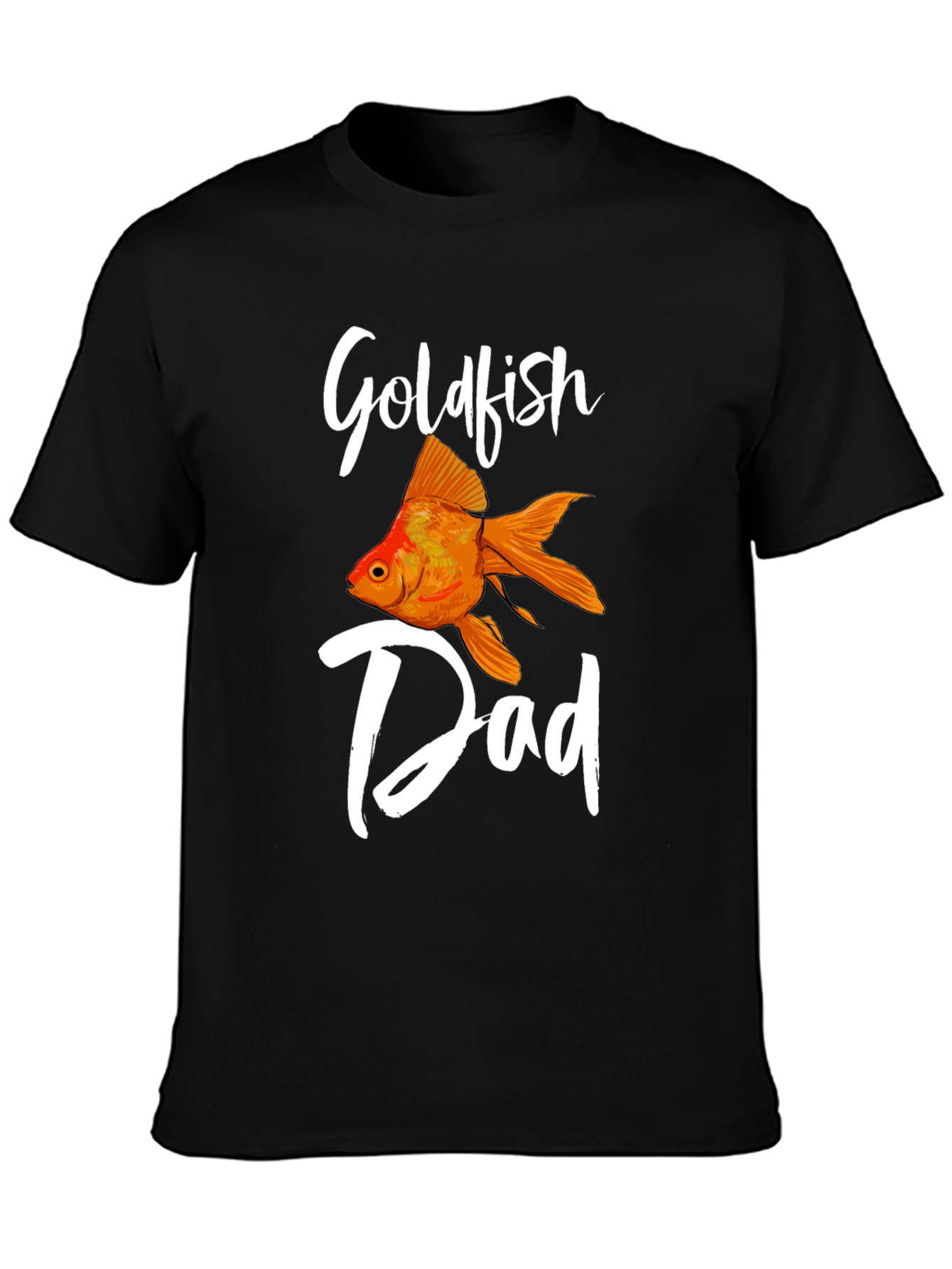 Goldfish Dad Graphic T-Shirt - Black