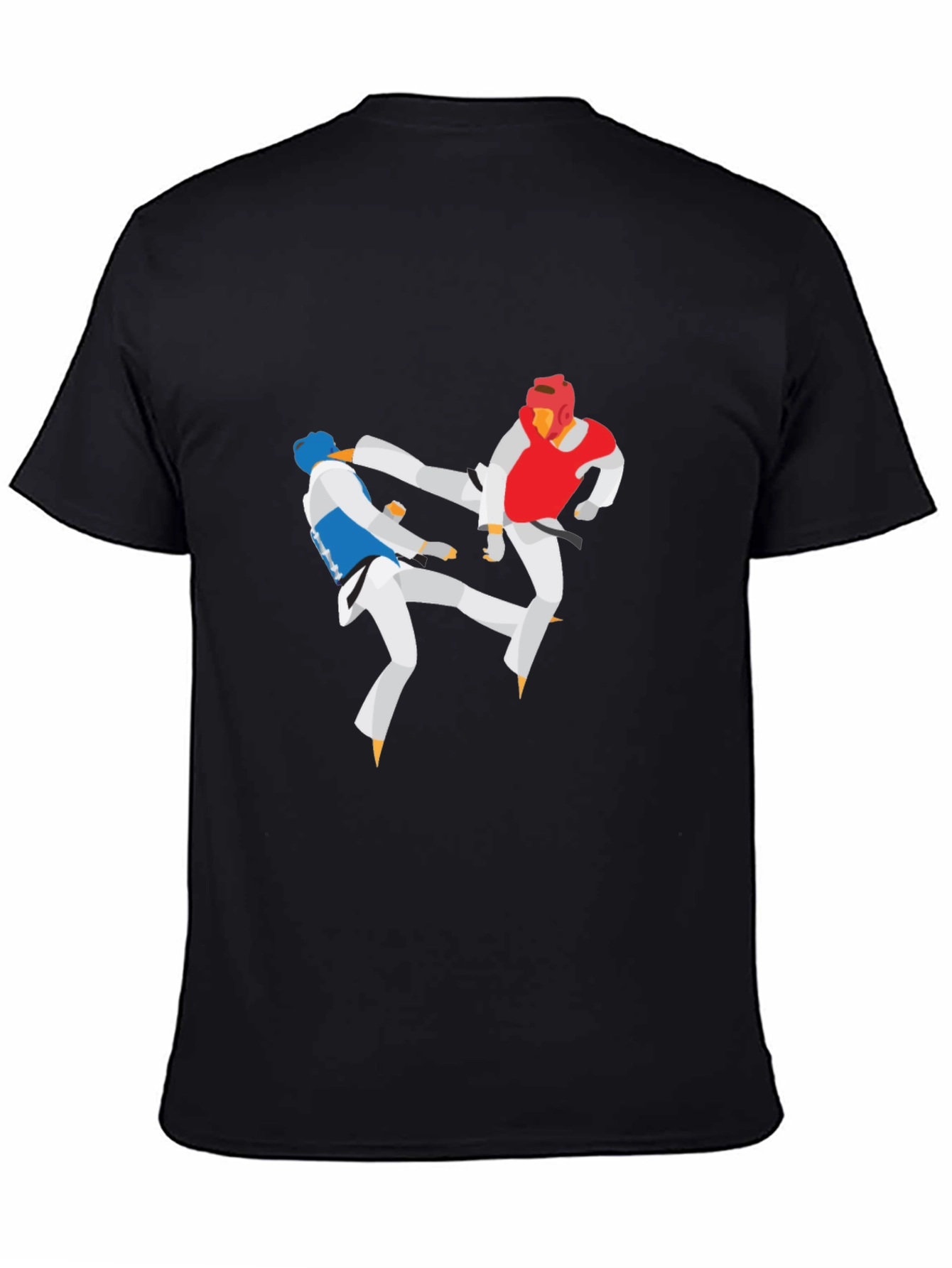 Taekwondo Black T-Shirt Martial Arts Graphic Tee