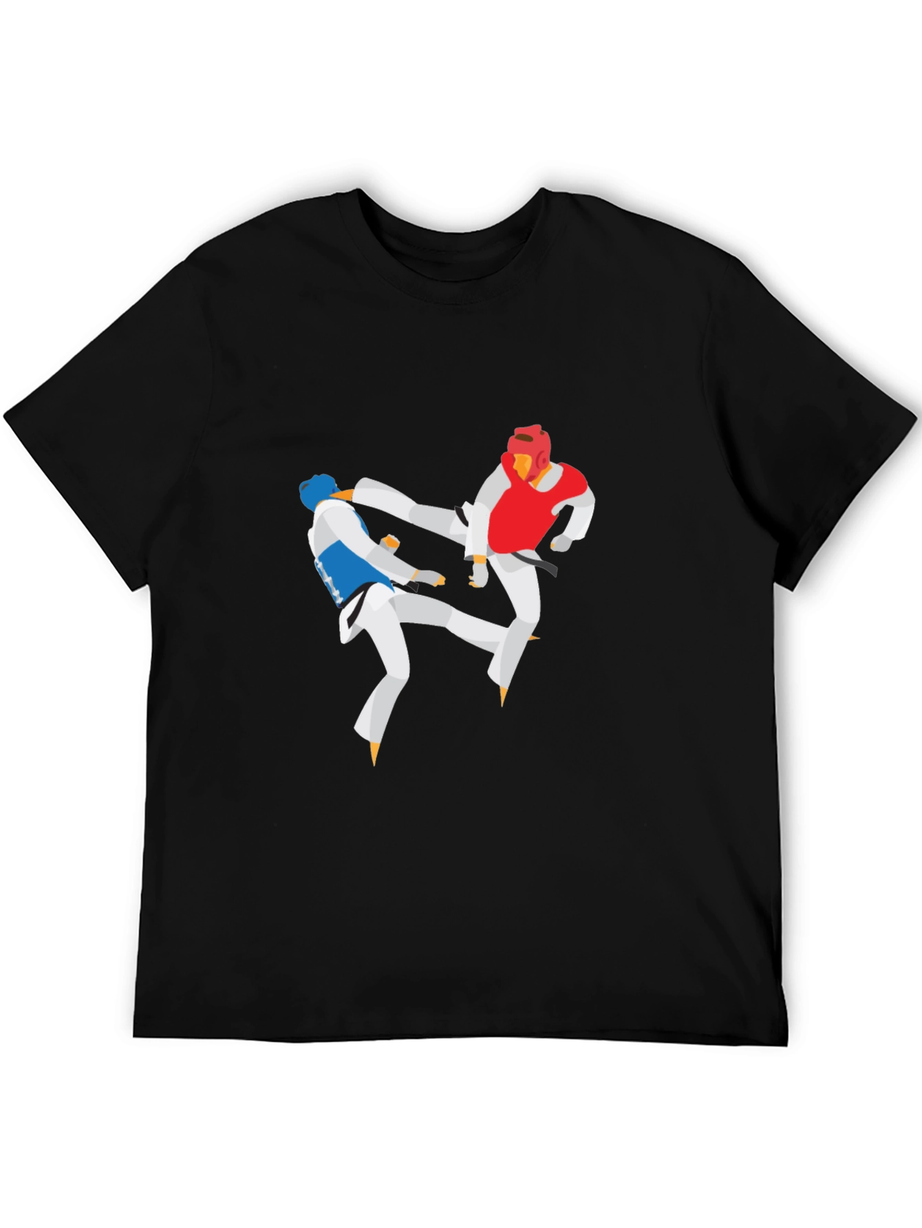 Taekwondo Black T-Shirt Martial Arts Graphic Tee