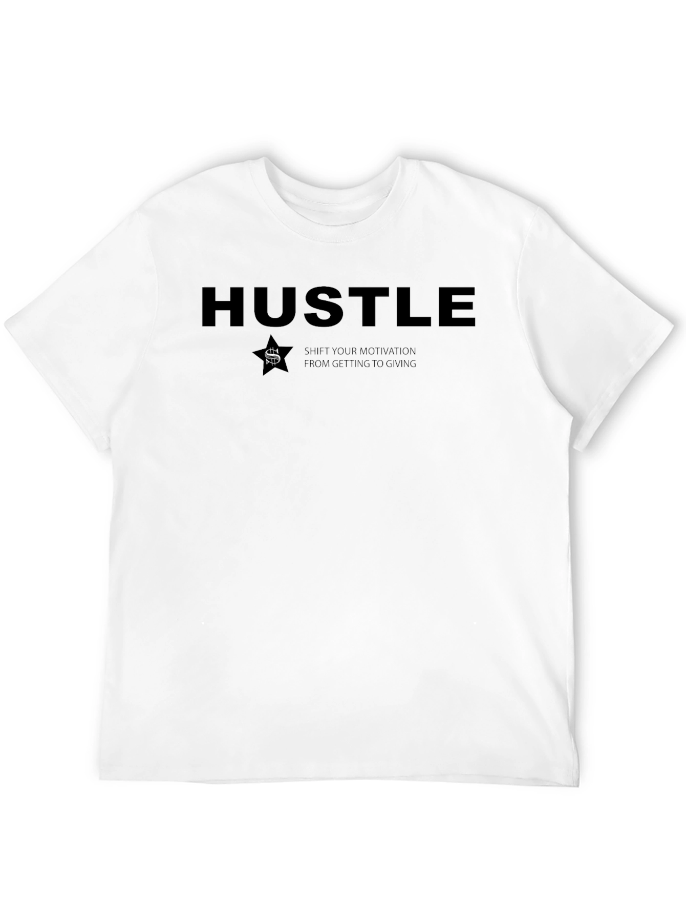 Hustle Graphic T-Shirt - Motivational Design