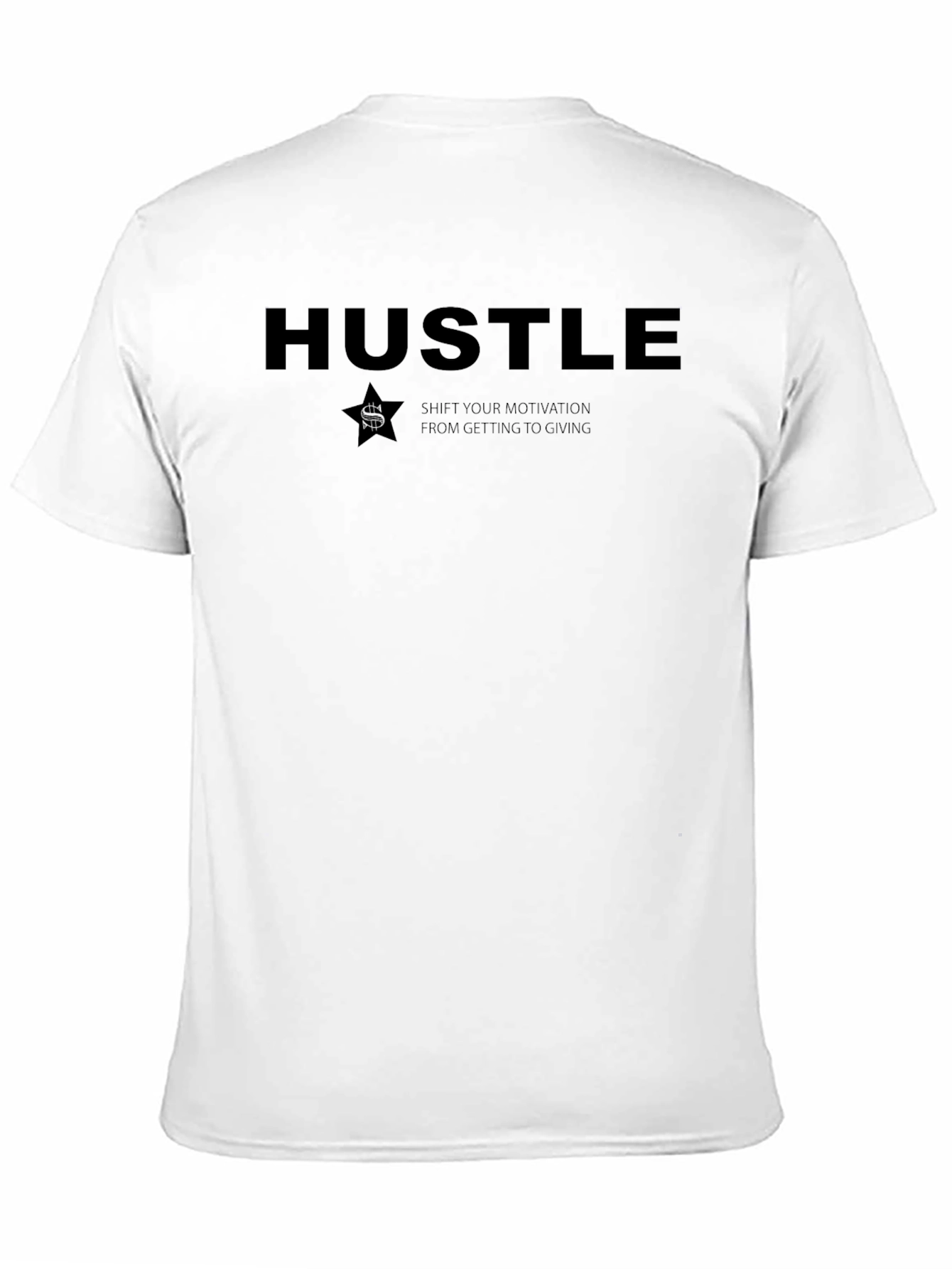 Hustle Graphic T-Shirt - Motivational Design