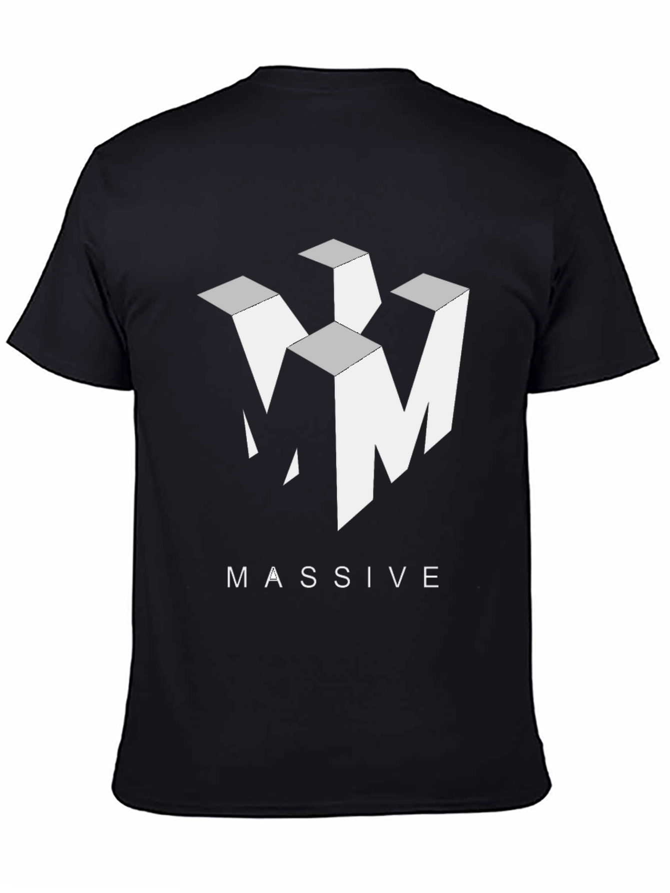 Abstract Logo Black Graphic Tee