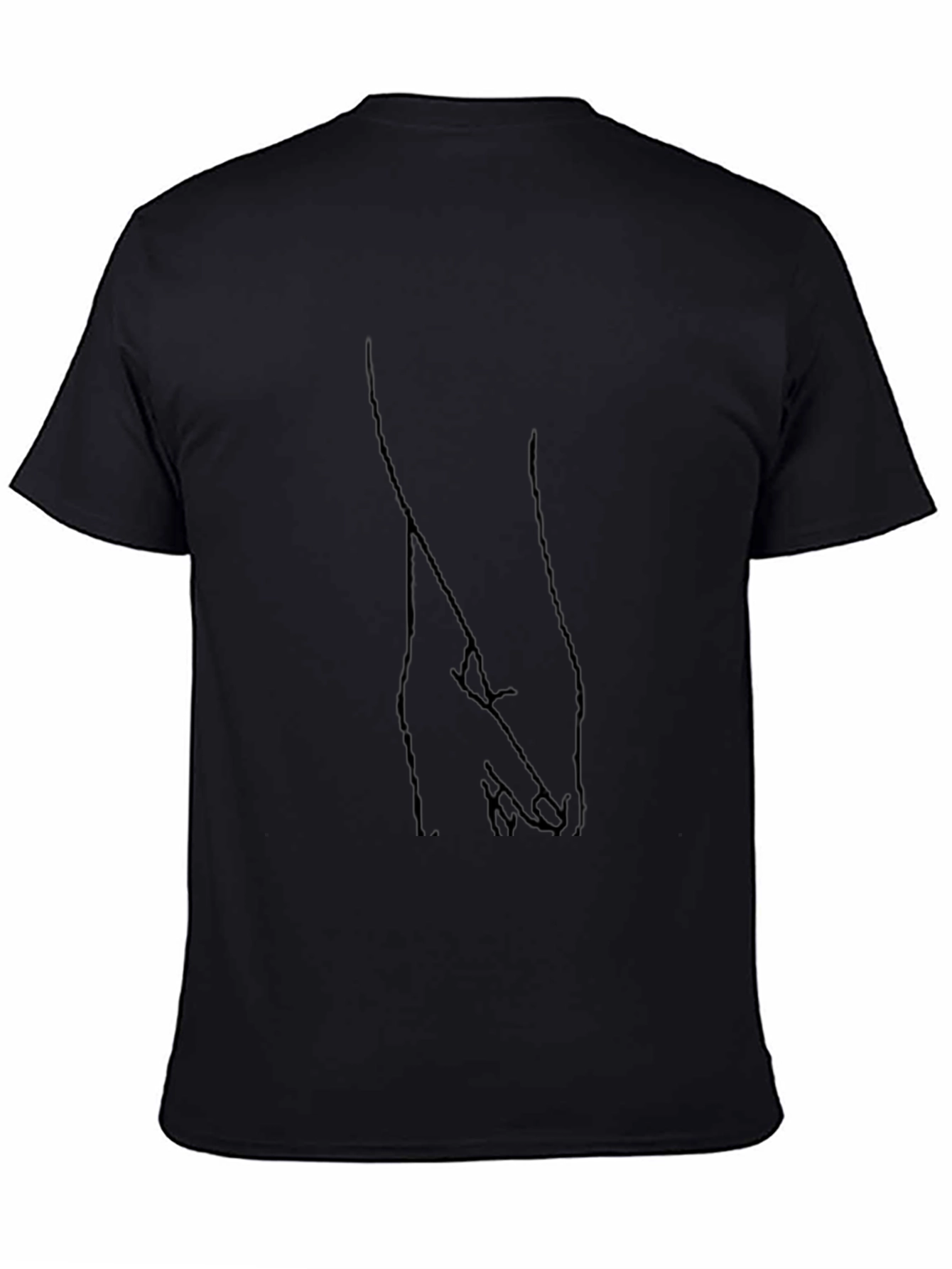 Hand Holding Graphic Tee - Stylish Black Shirt