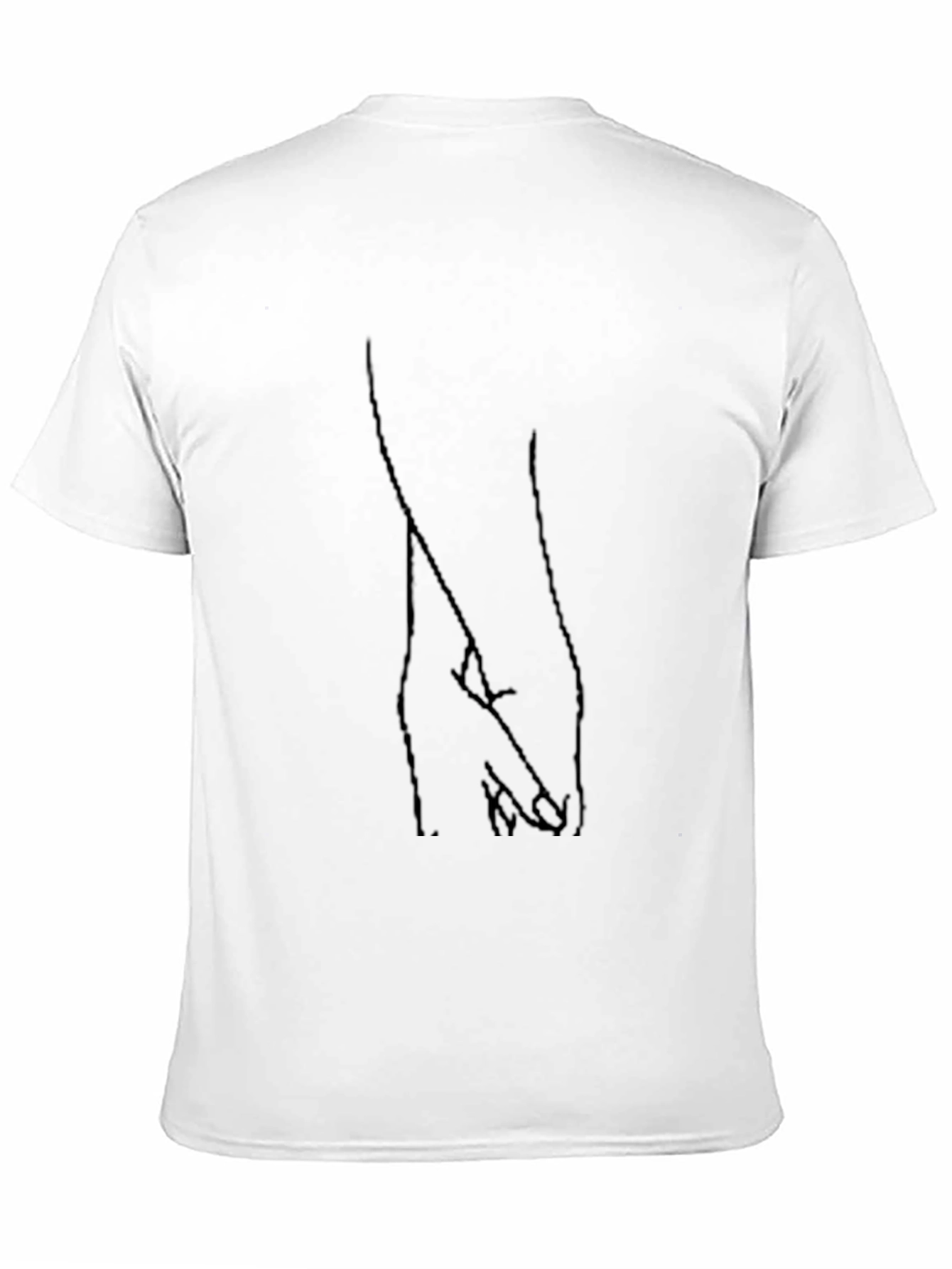 Hand Holding Graphic Tee - Stylish Black Shirt