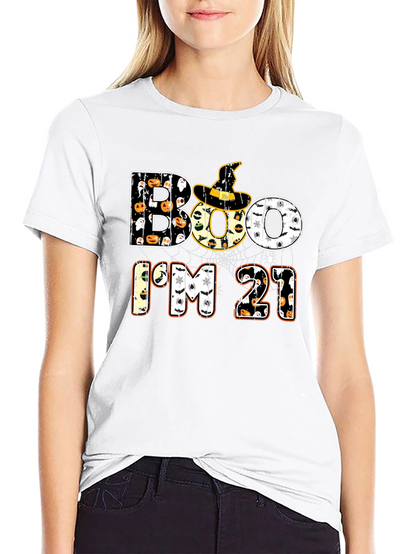 Boo Im 21 Halloween T-Shirt
