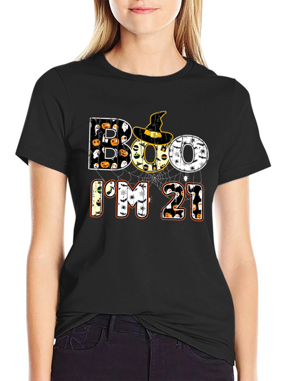 Boo Im 21 Halloween T-Shirt