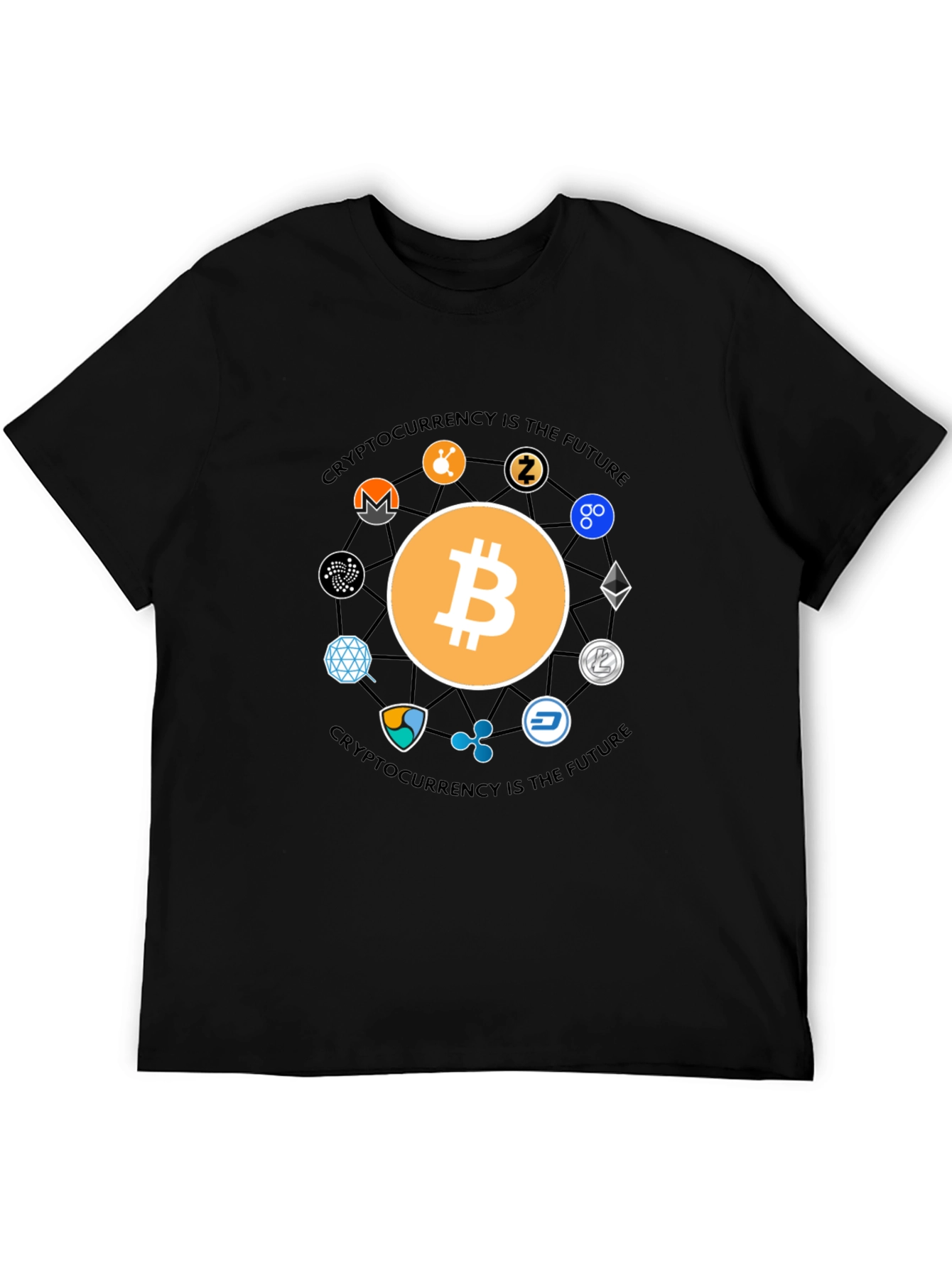 Cryptocurrency is the Future Black T-Shirt