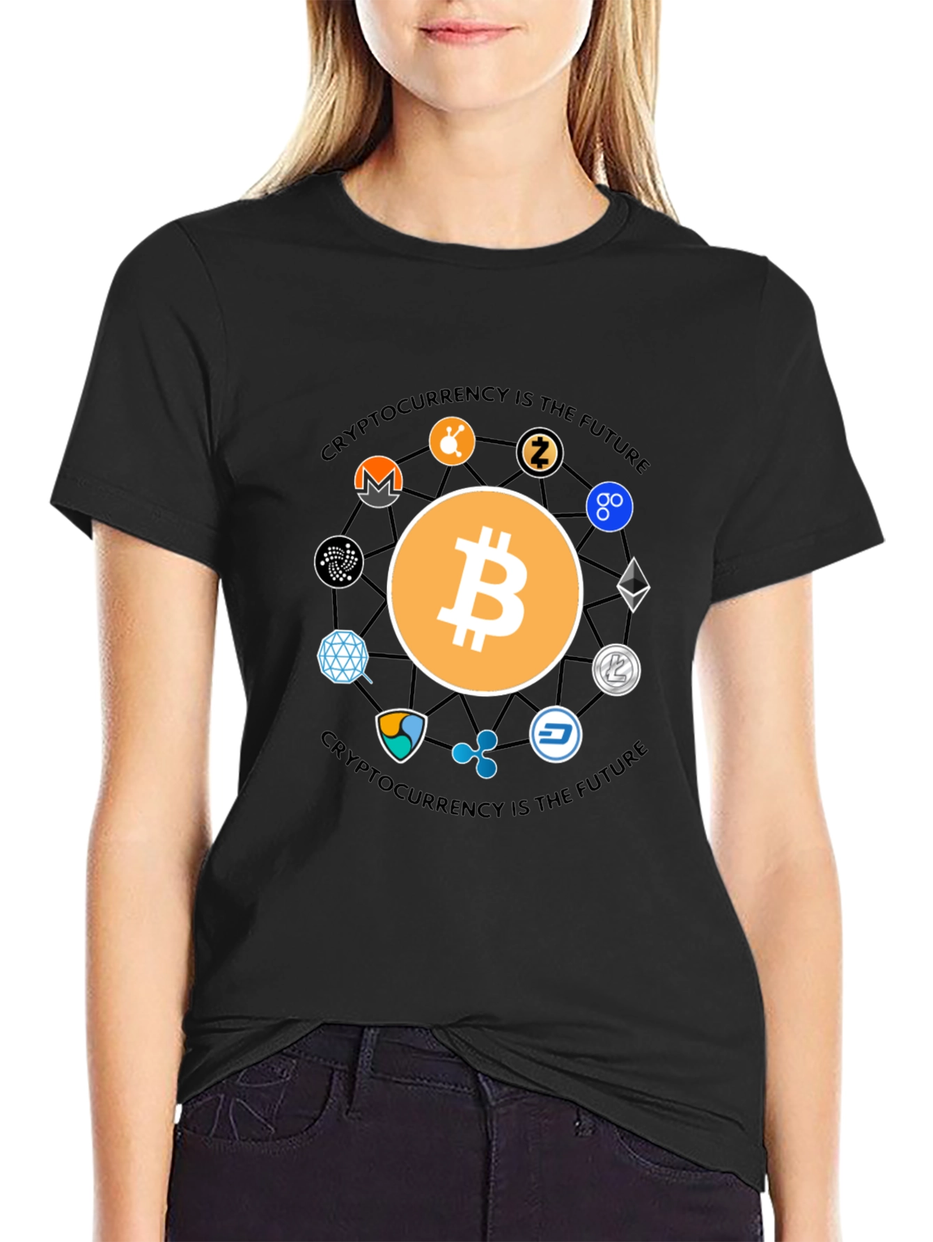 Cryptocurrency is the Future Black T-Shirt