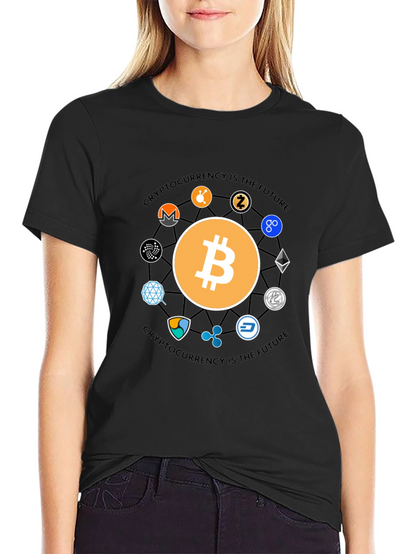 Cryptocurrency is the Future Black T-Shirt