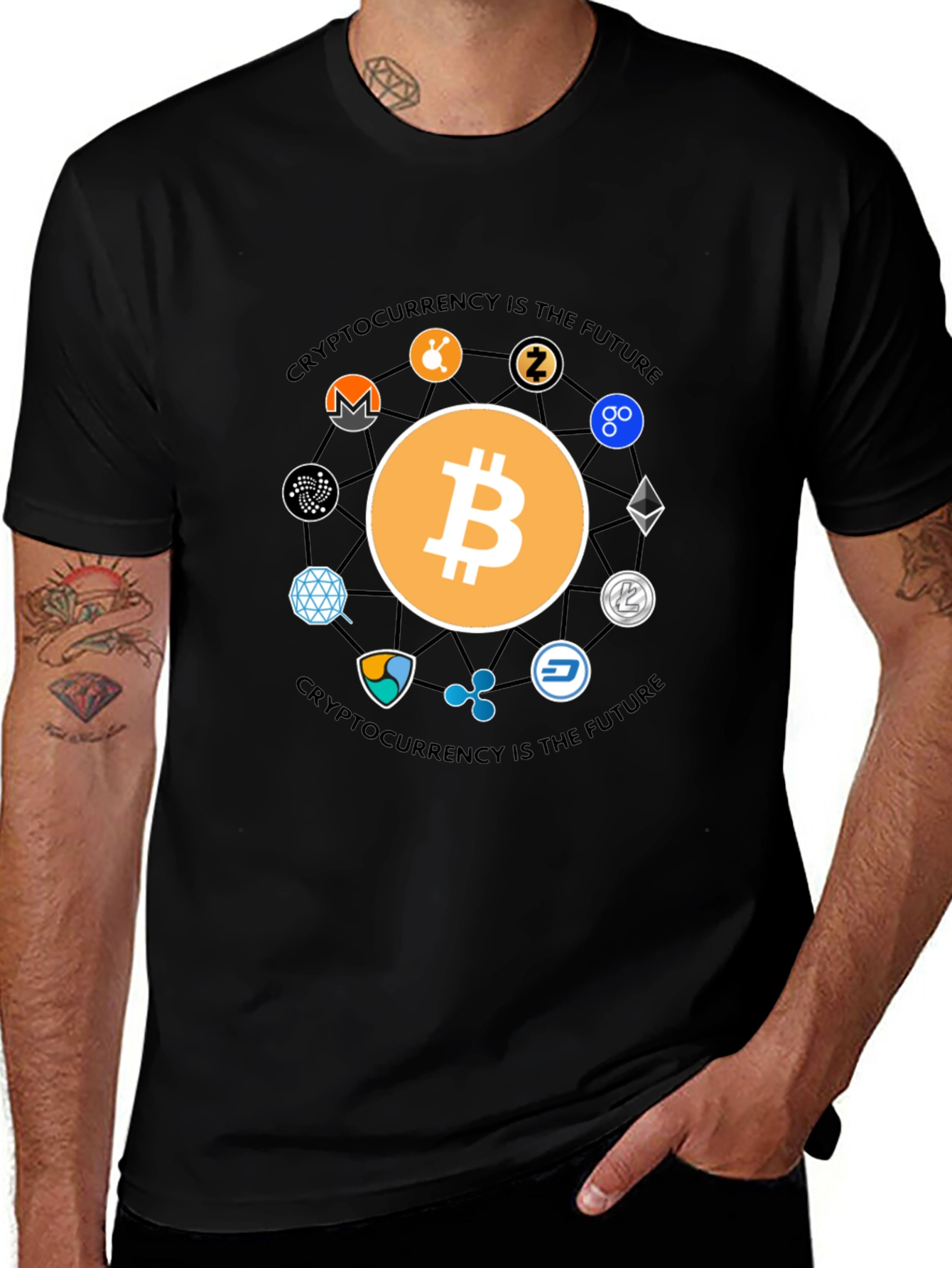 Cryptocurrency is the Future Black T-Shirt
