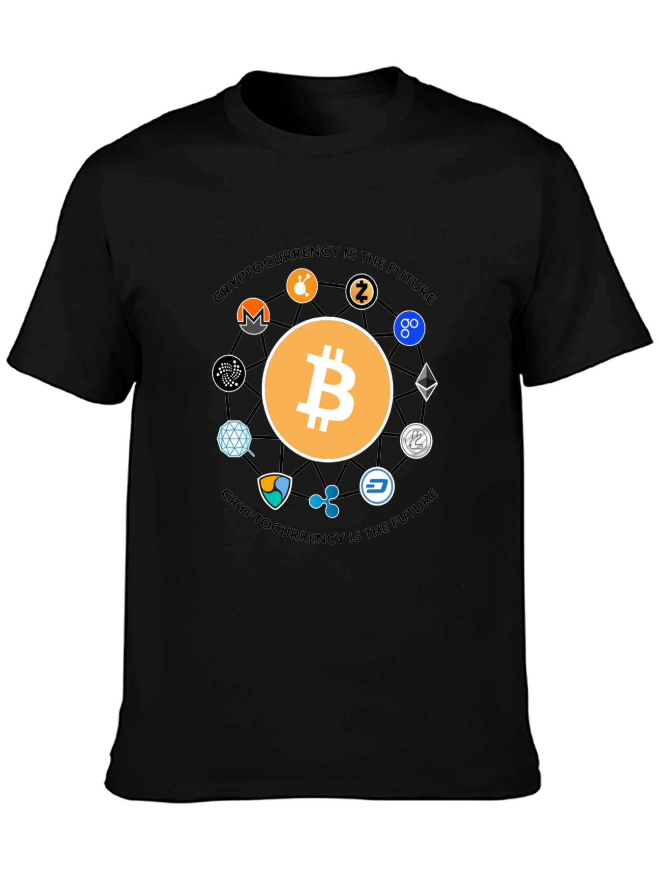 Cryptocurrency is the Future Black T-Shirt