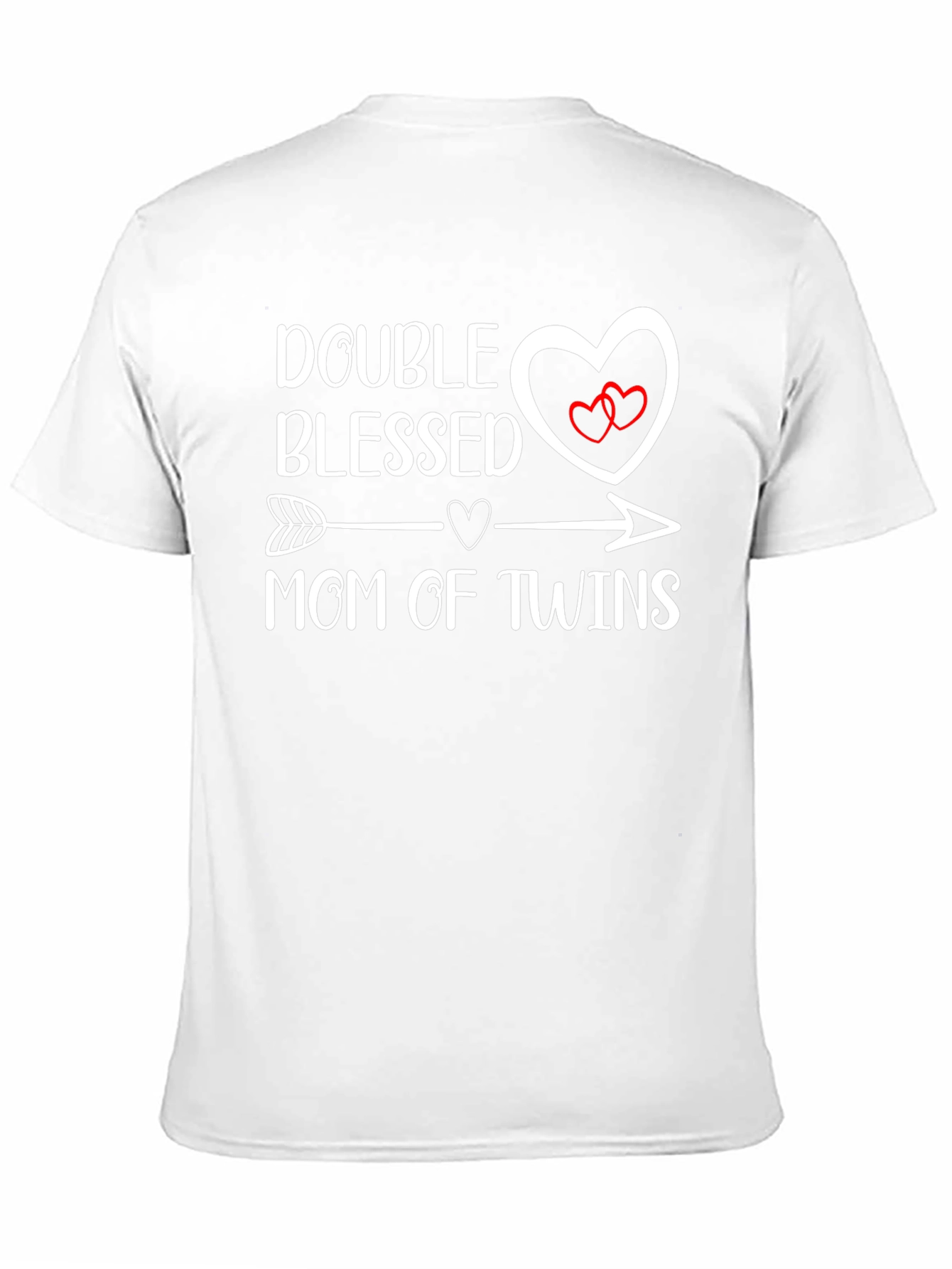 Double Blessed Mom of Twins Graphic T-Shirt