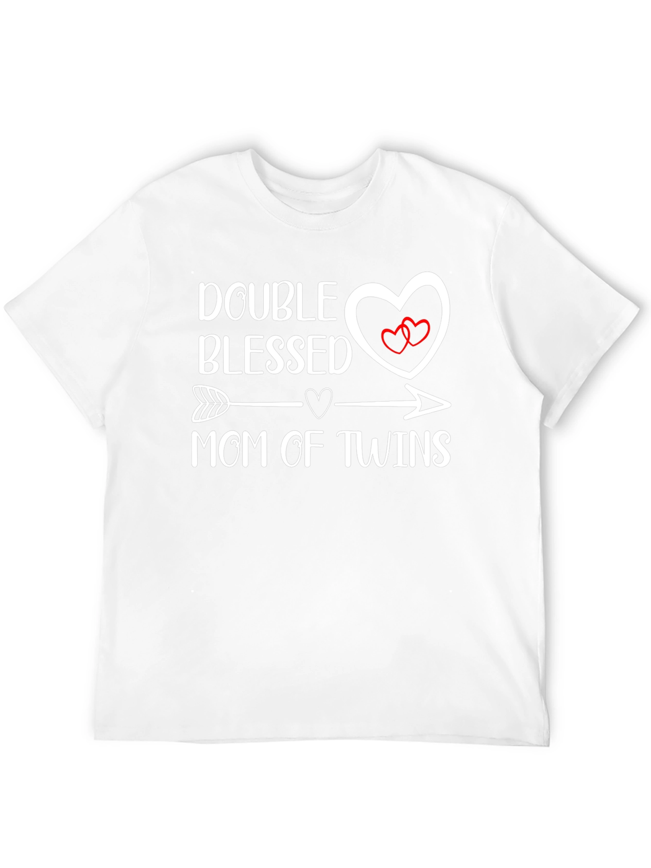 Double Blessed Mom of Twins Graphic T-Shirt