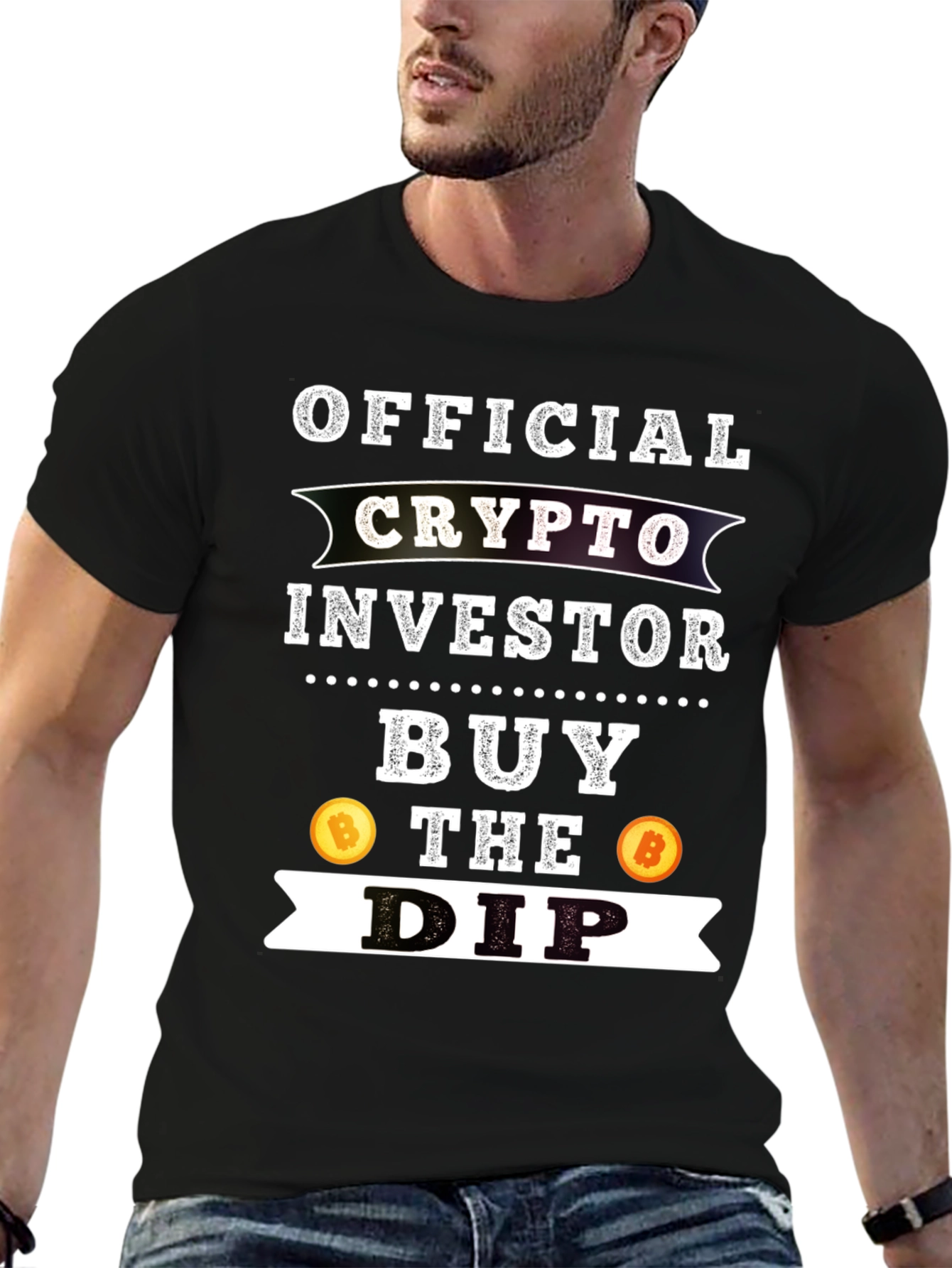 Crypto Investor Buy the Dip Graphic Tee