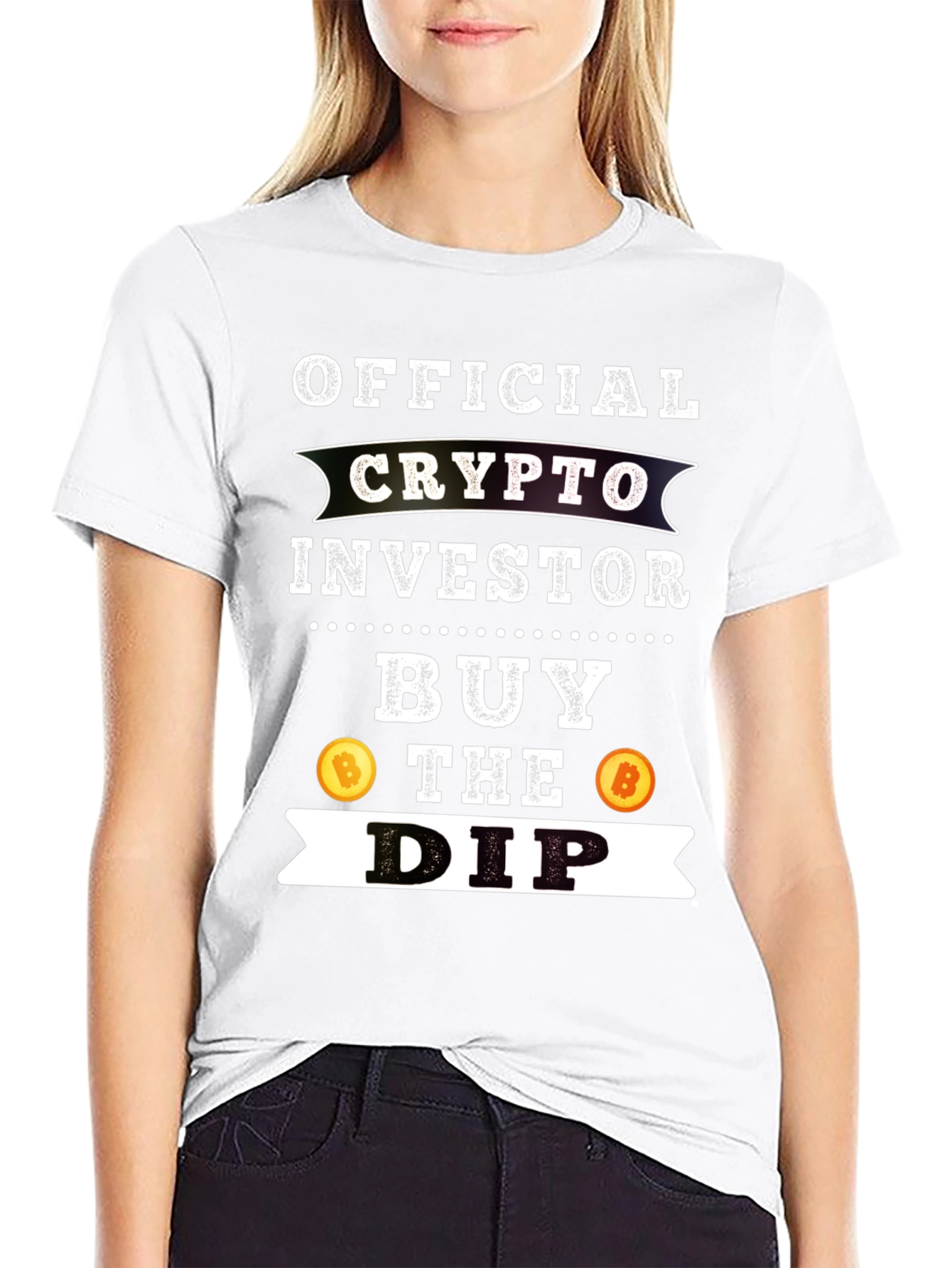 Crypto Investor Buy the Dip Graphic Tee