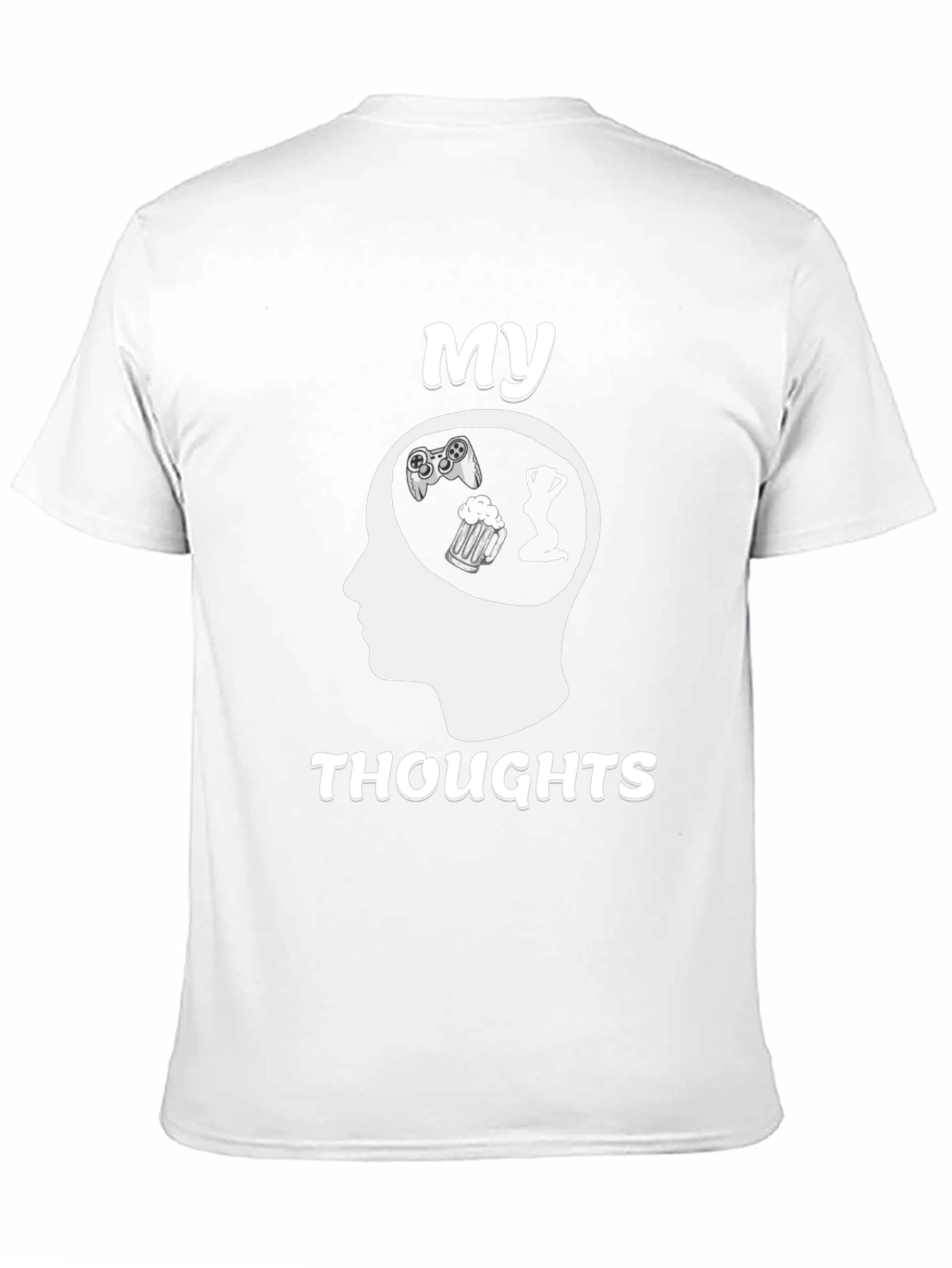 My Thoughts T-Shirt - Gaming Beer Women