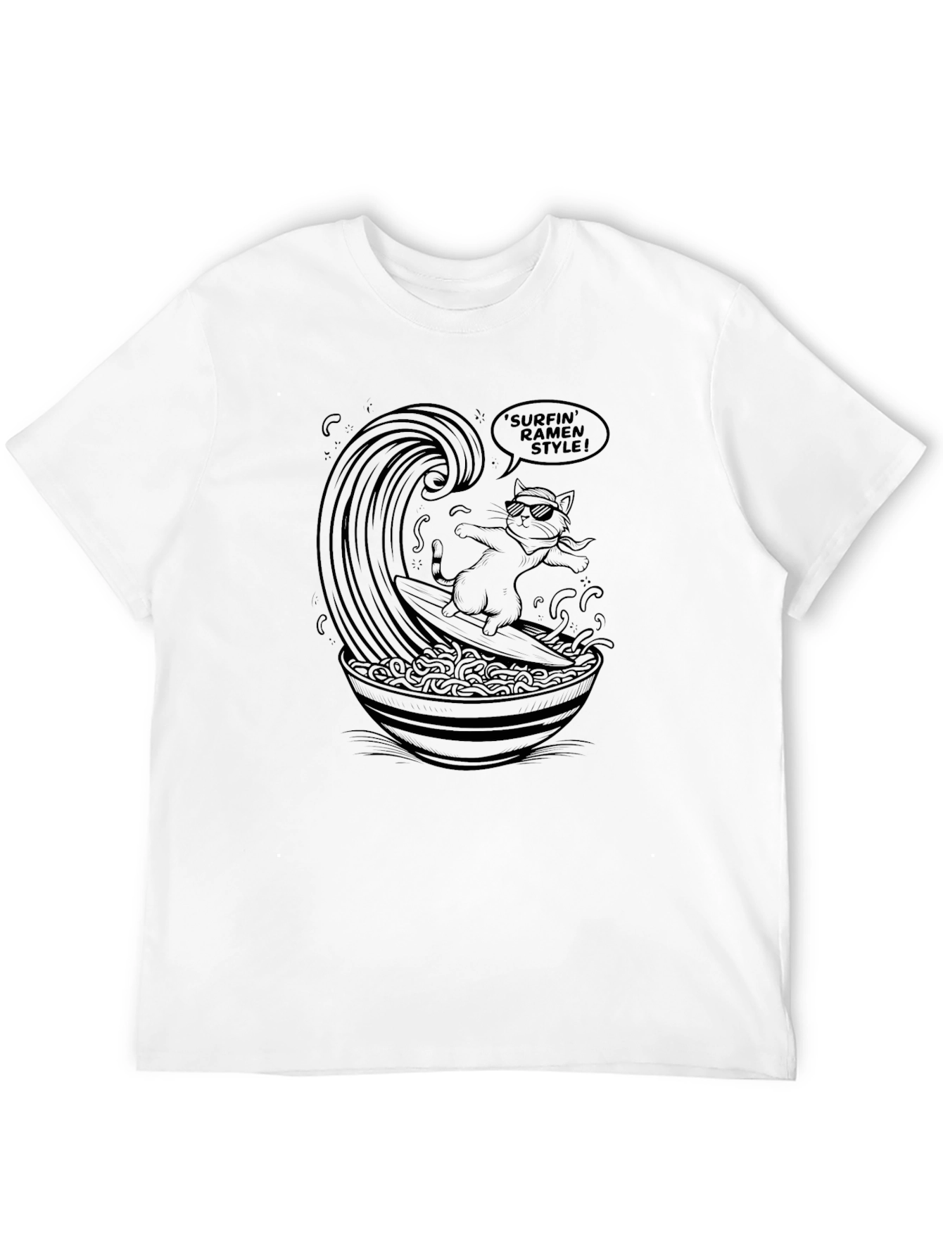 Surfin Ramen Style T-Shirt