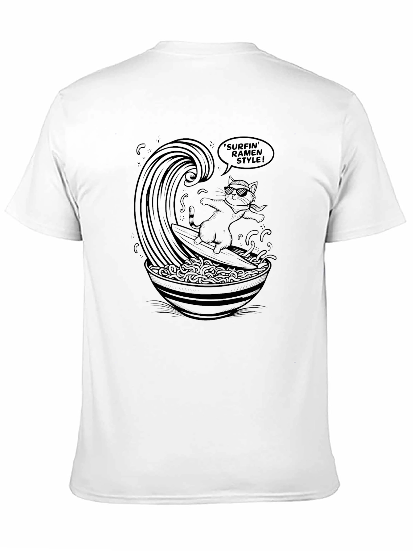 Surfin Ramen Style T-Shirt